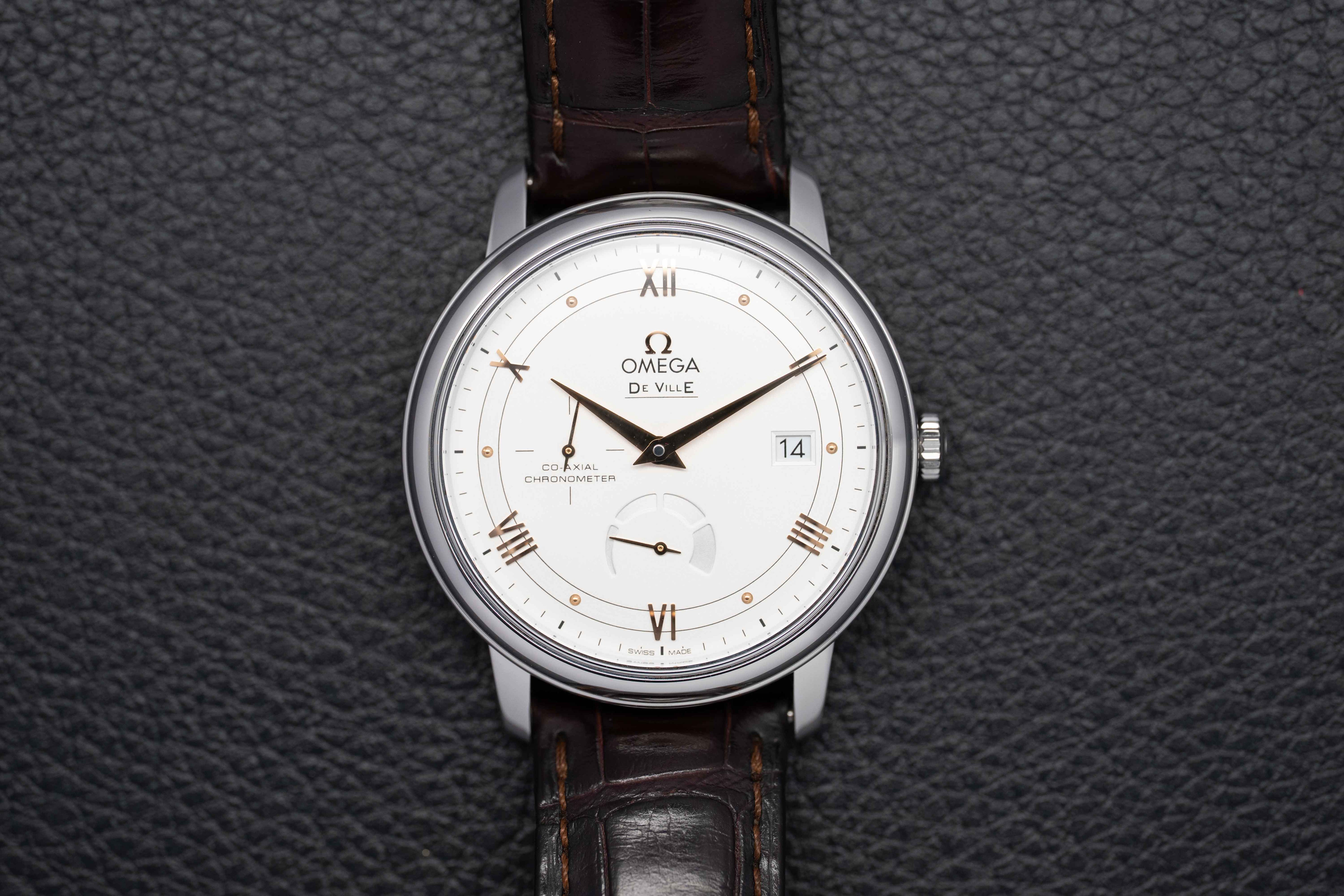 Omega De Ville Prestige Power Reserve 424.13.40.21.02.002 Complete Set 2021 Box + Papers