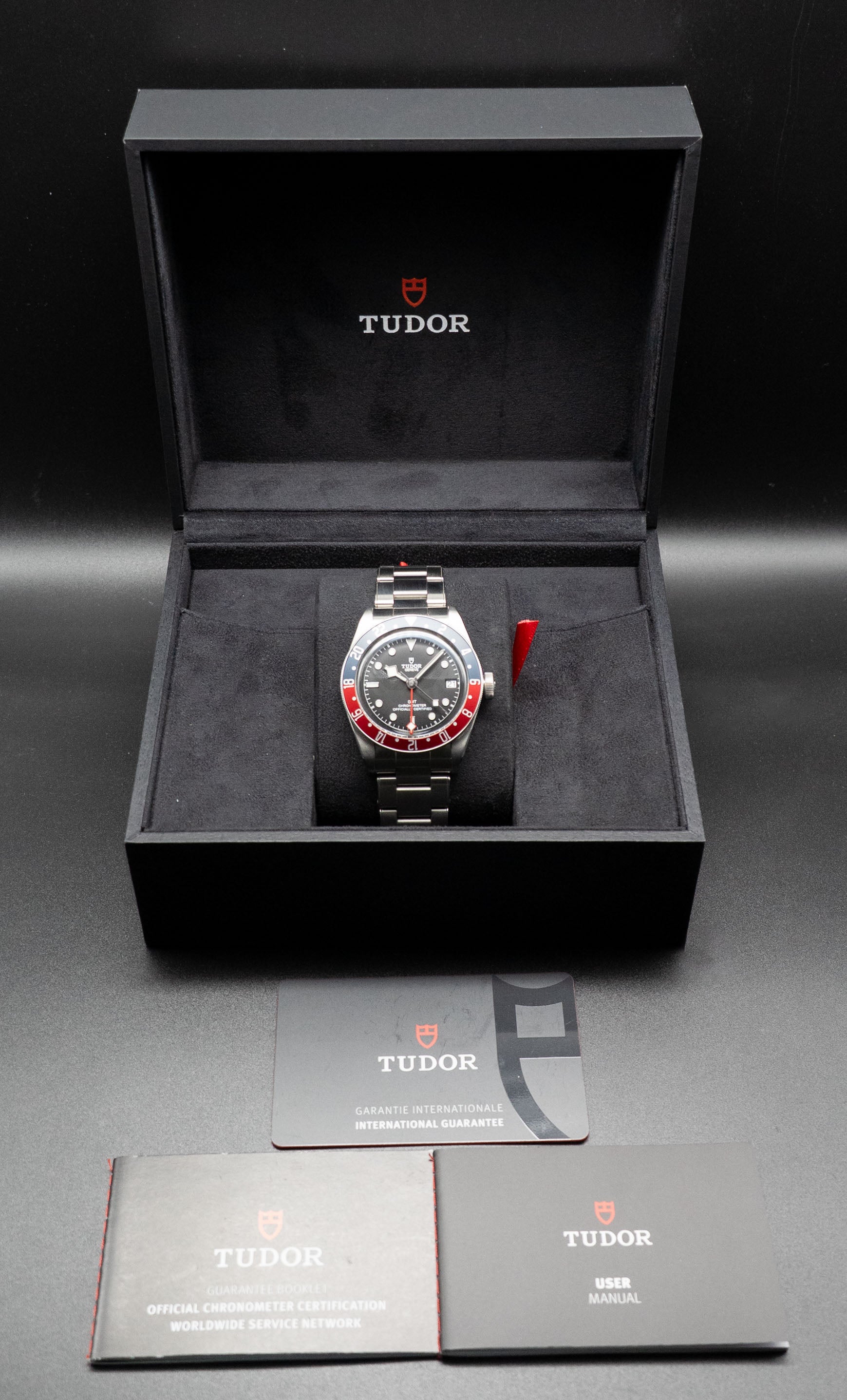 Tudor Black Bay GMT 79830RB Complete Set 2023 Box + Papers