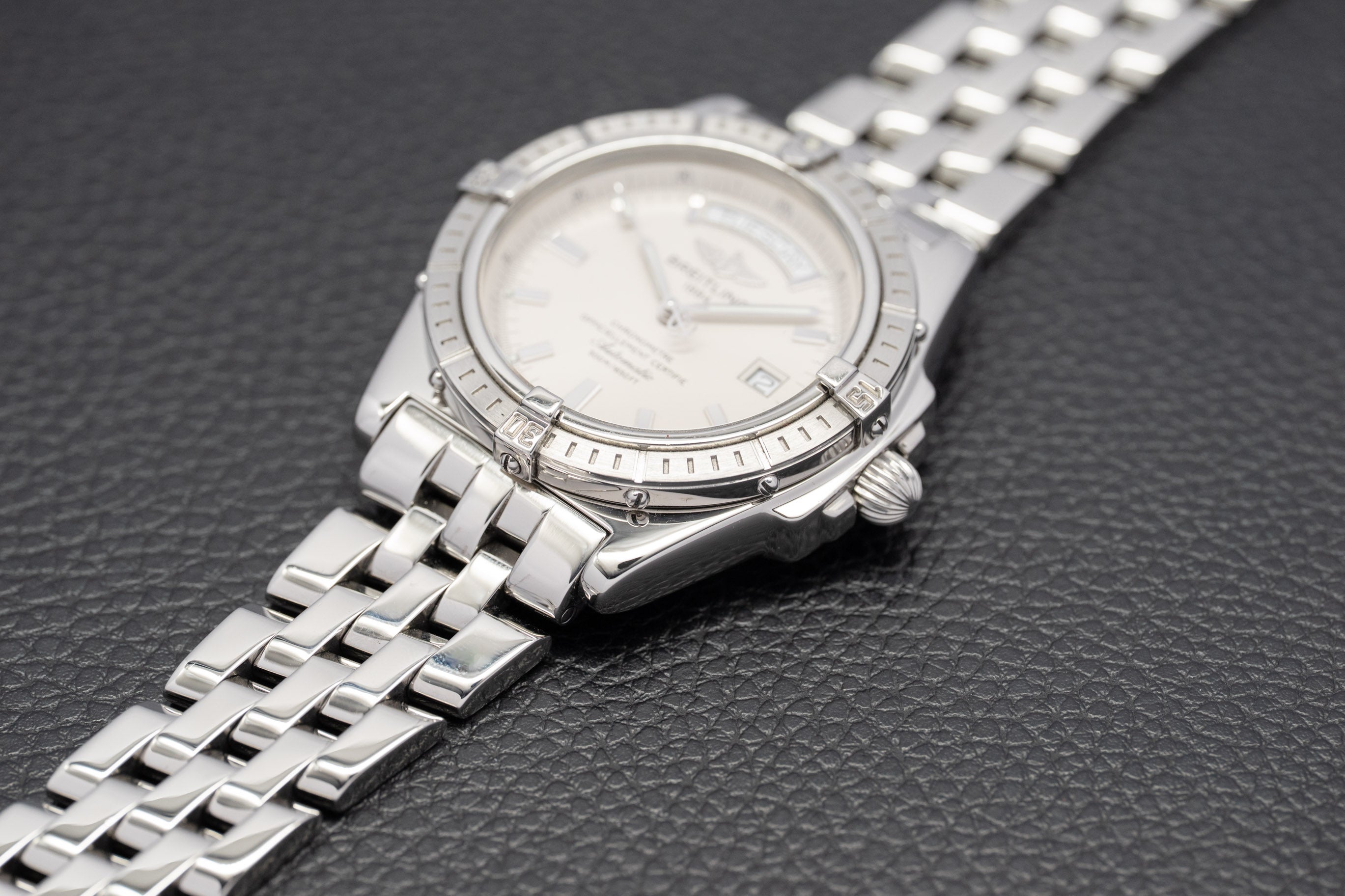 Breitling Colt Automatic A45355, cadran argenté, 2005