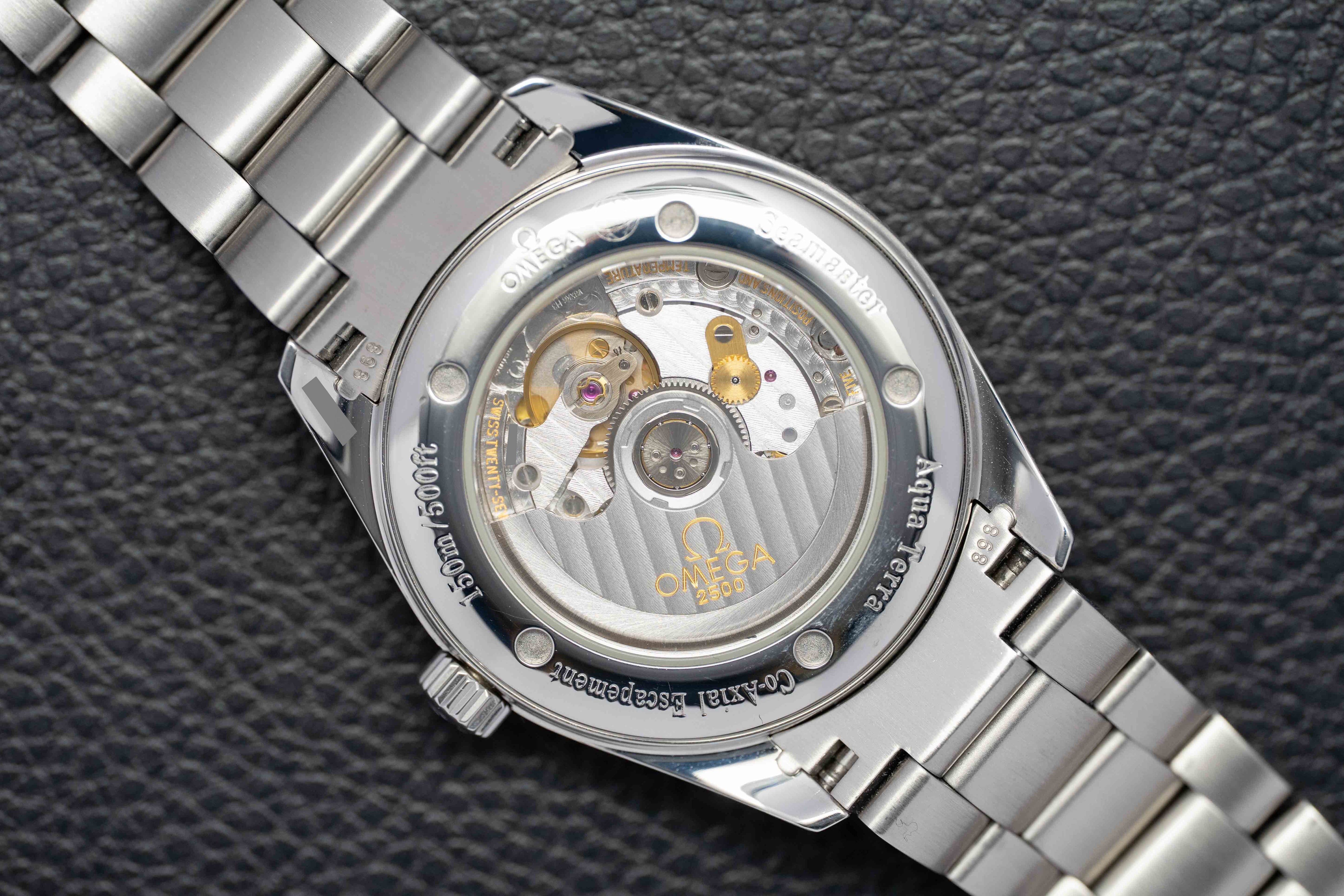 Omega Seamaster Aqua Terra 2503.50 con esfera negra, 2008