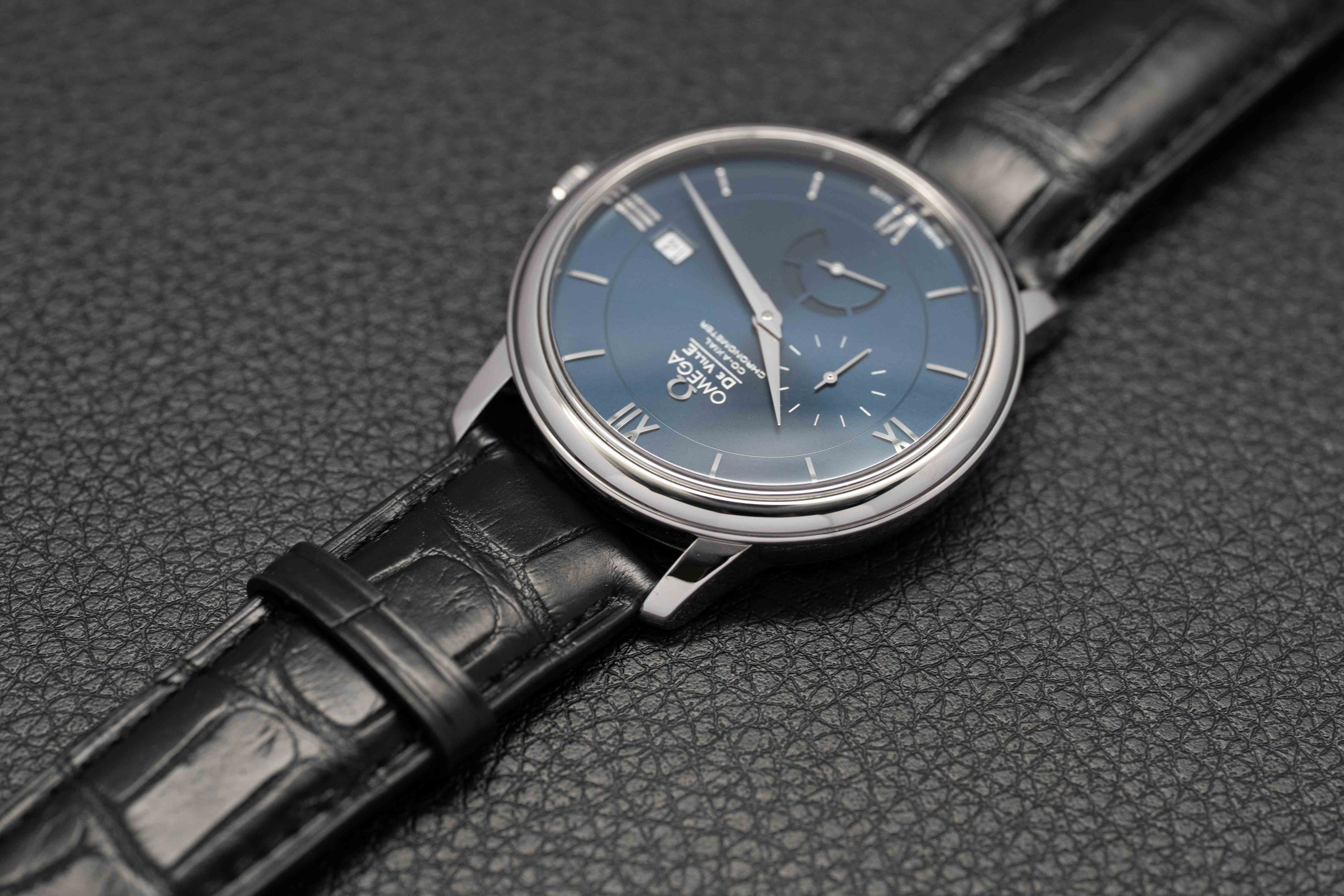 Omega De Ville Prestige Power Reserve 424.13.40.21.03.001 Blue Dial 2022