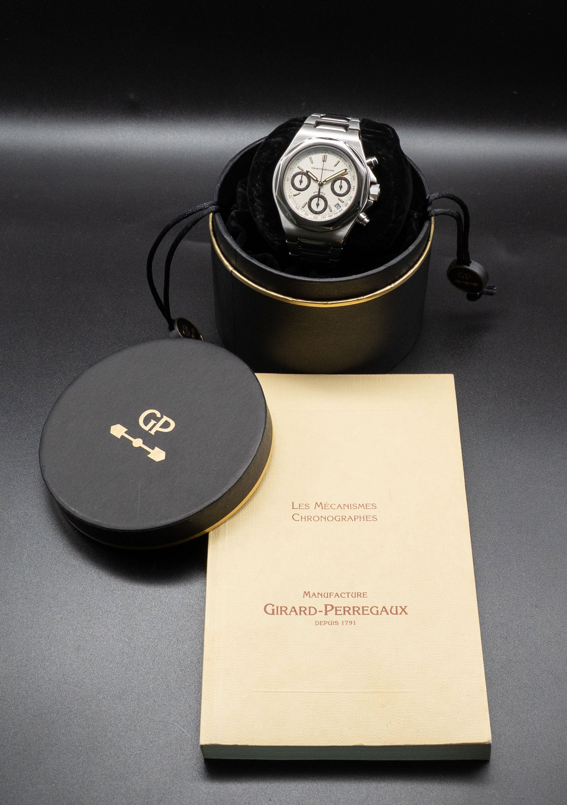 Girard-Perregaux Laureato Olympico 80170 Set completo 2000 con scatola e documenti