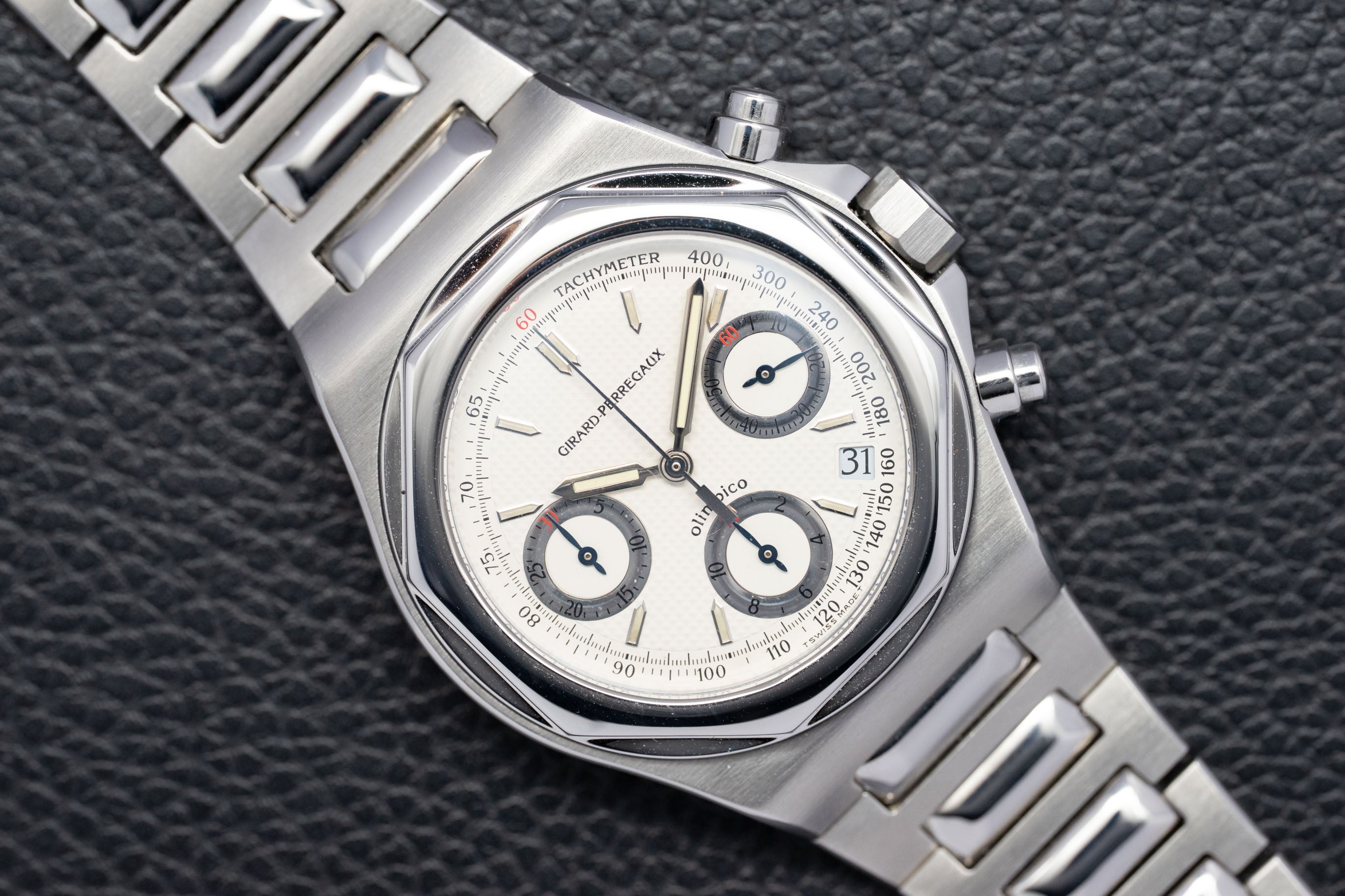 Girard-Perregaux Laureato Olympico 80170 Set completo 2000 con scatola e documenti