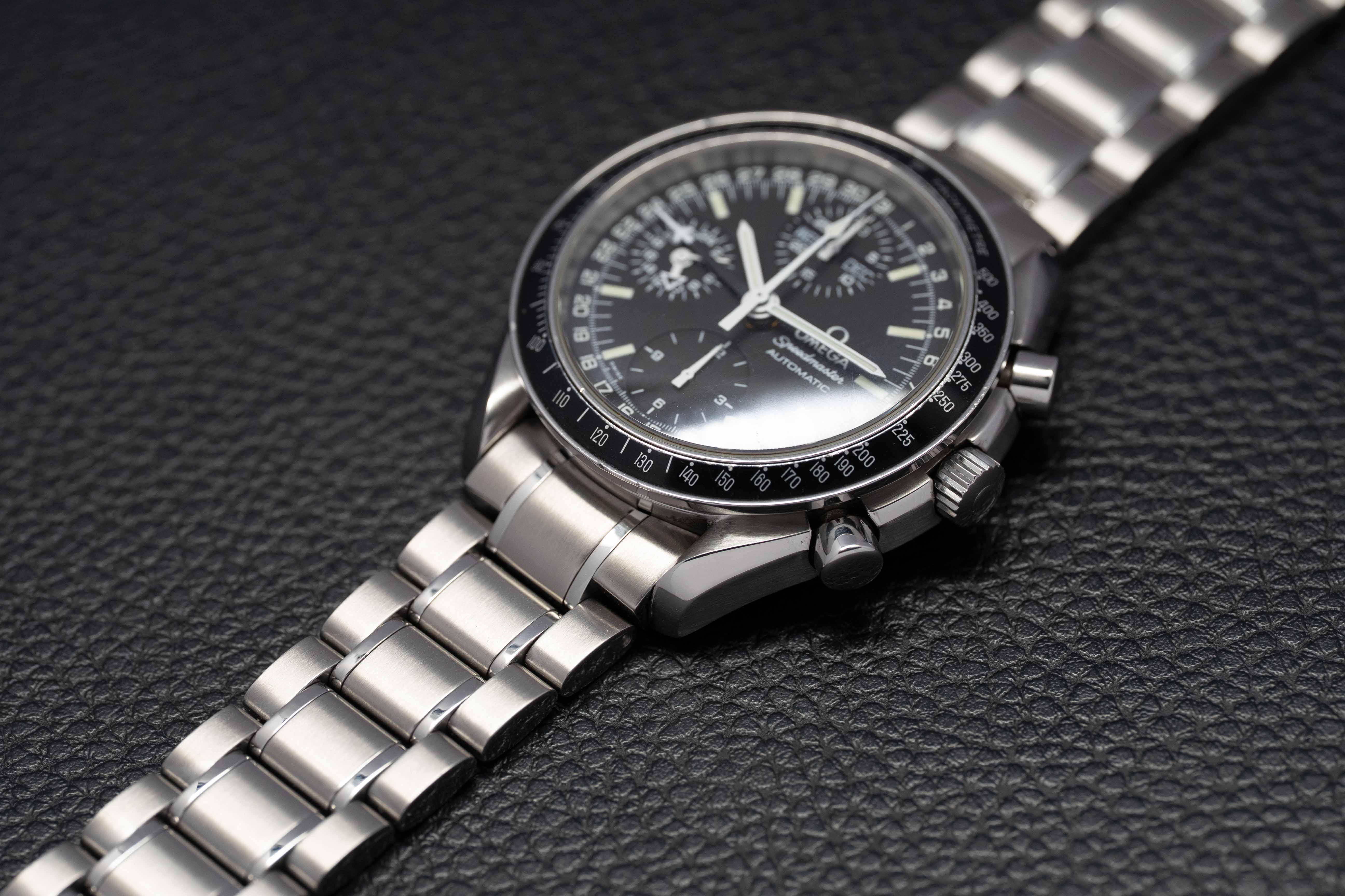 Omega Speedmaster Day Date 3520.50 con esfera negra, 1998