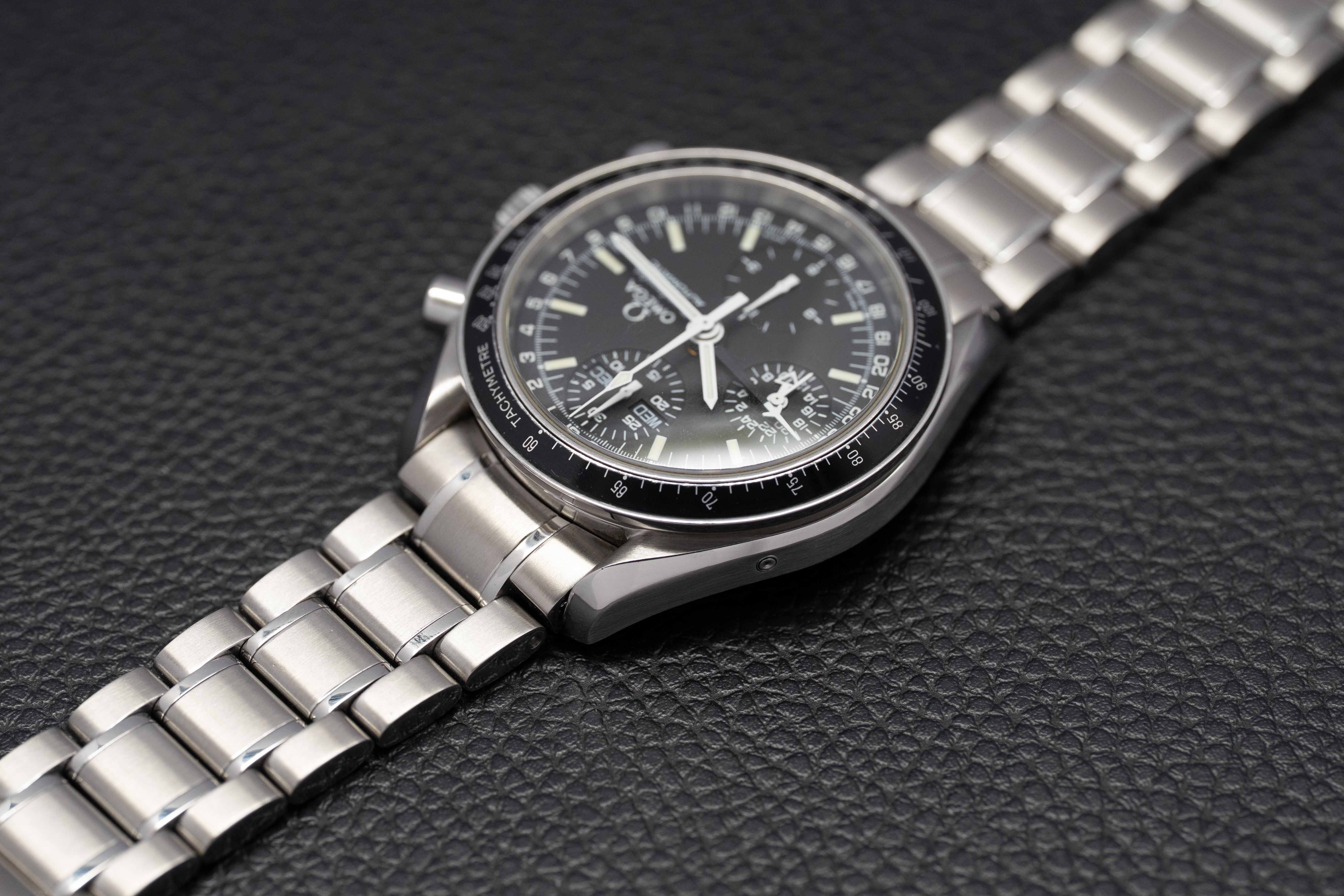 Omega Speedmaster Day Date 3520.50 con esfera negra, 1998
