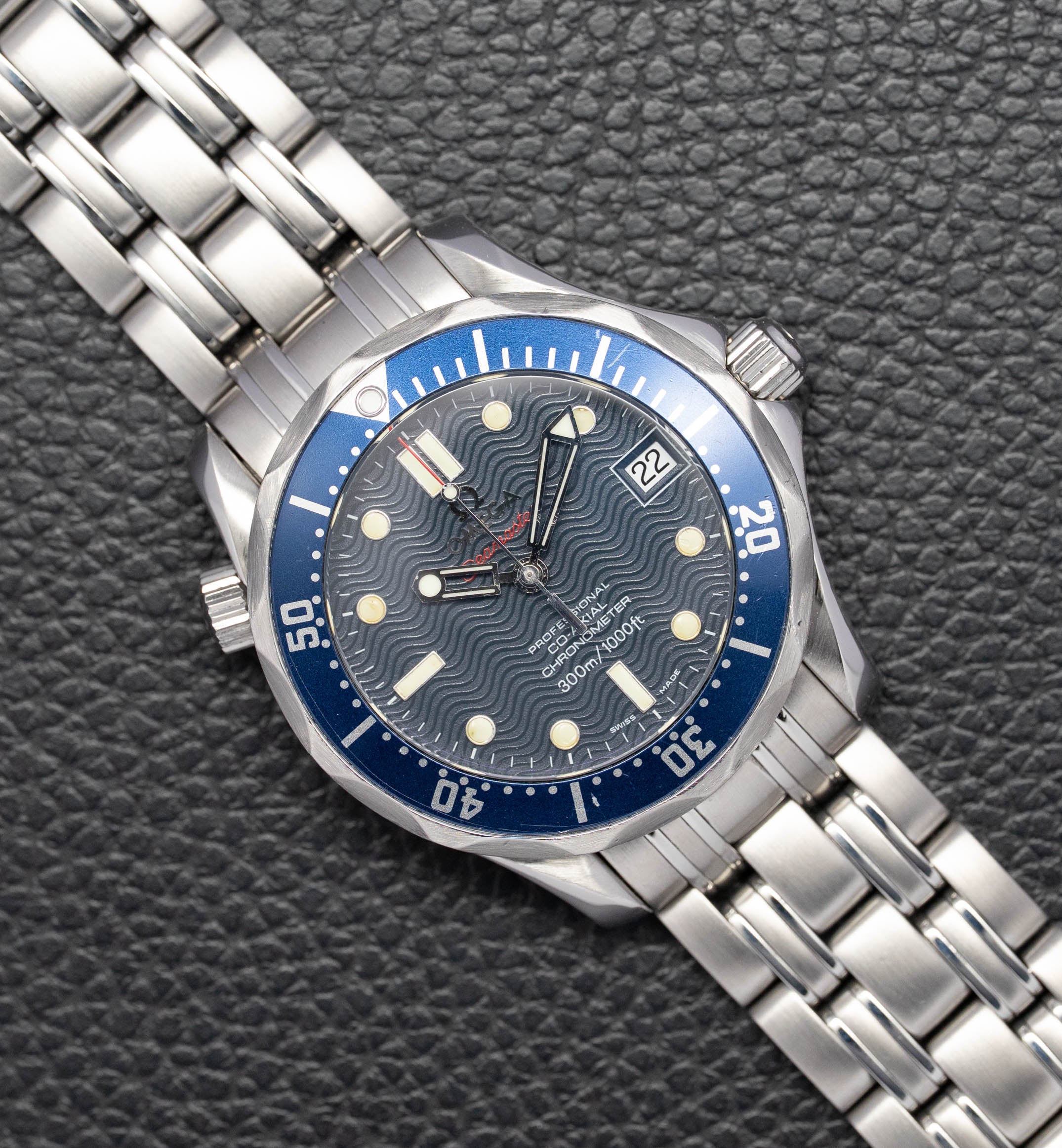 Omega Seamaster Diver 2222.80 Complete Set 2007 Box + Papers