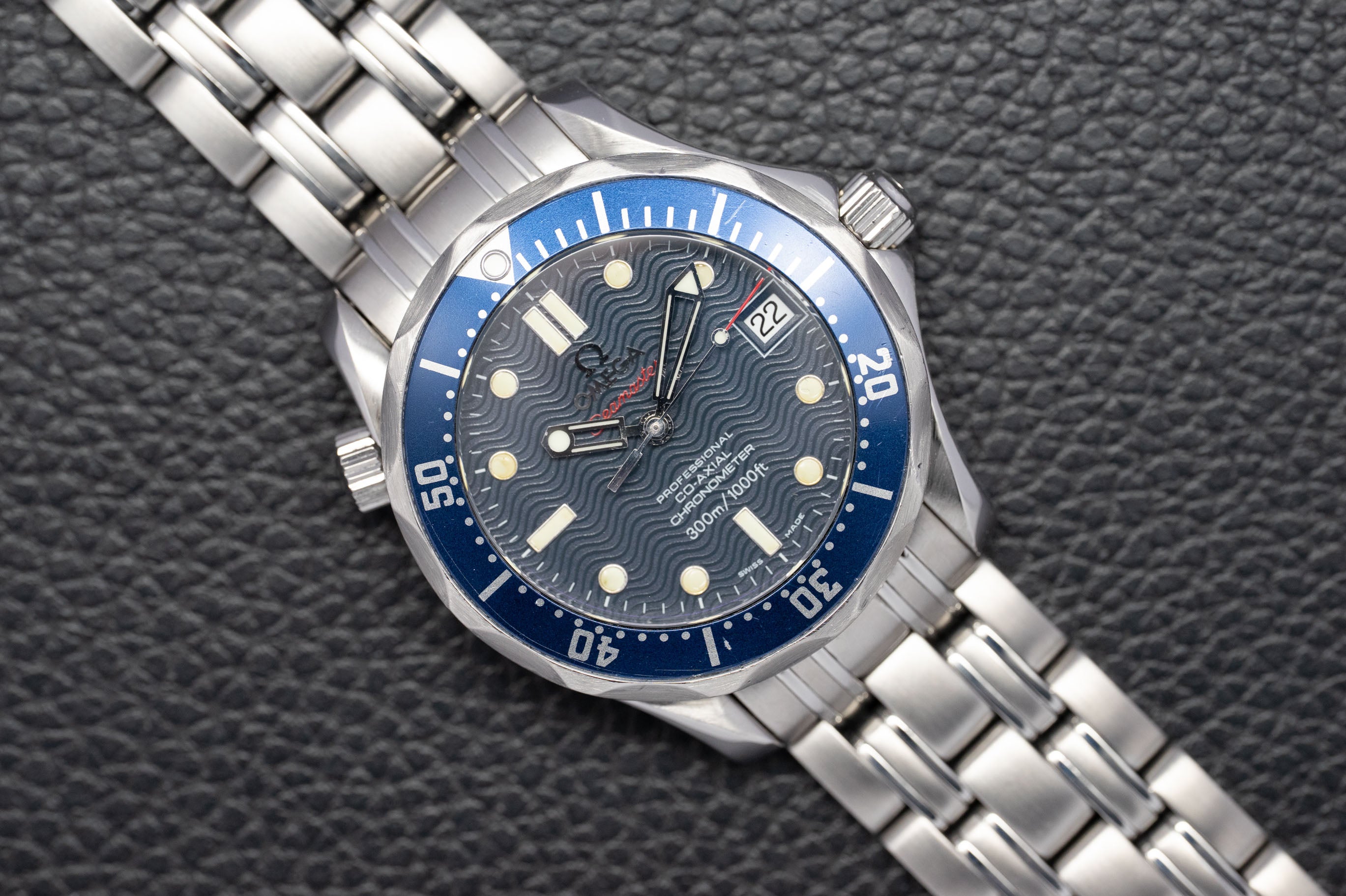 Omega Seamaster Diver 2222.80 Complete Set 2007 Box + Papers