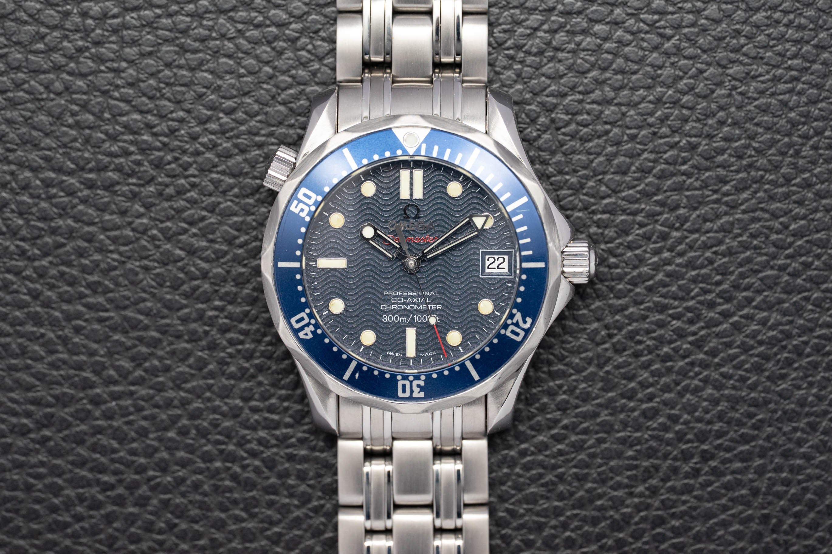 Omega Seamaster Diver 2222.80 Complete Set 2007 Box + Papers