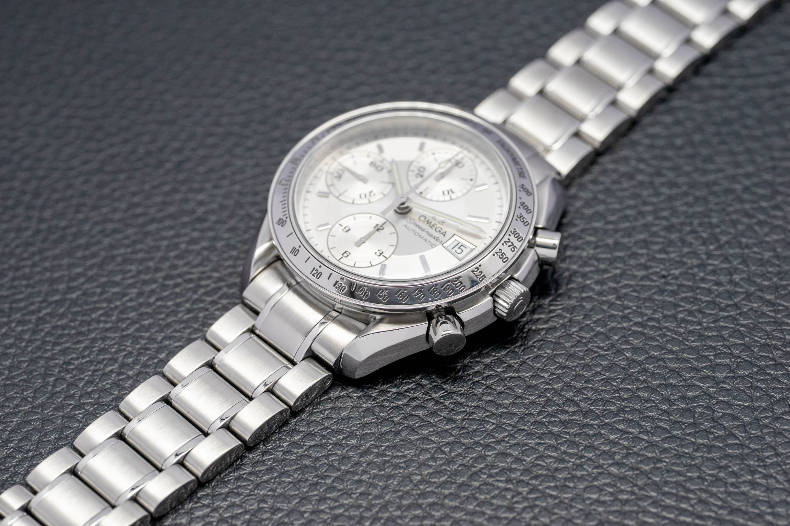 Omega Speedmaster Date 3513.30 Silver Dial 1998