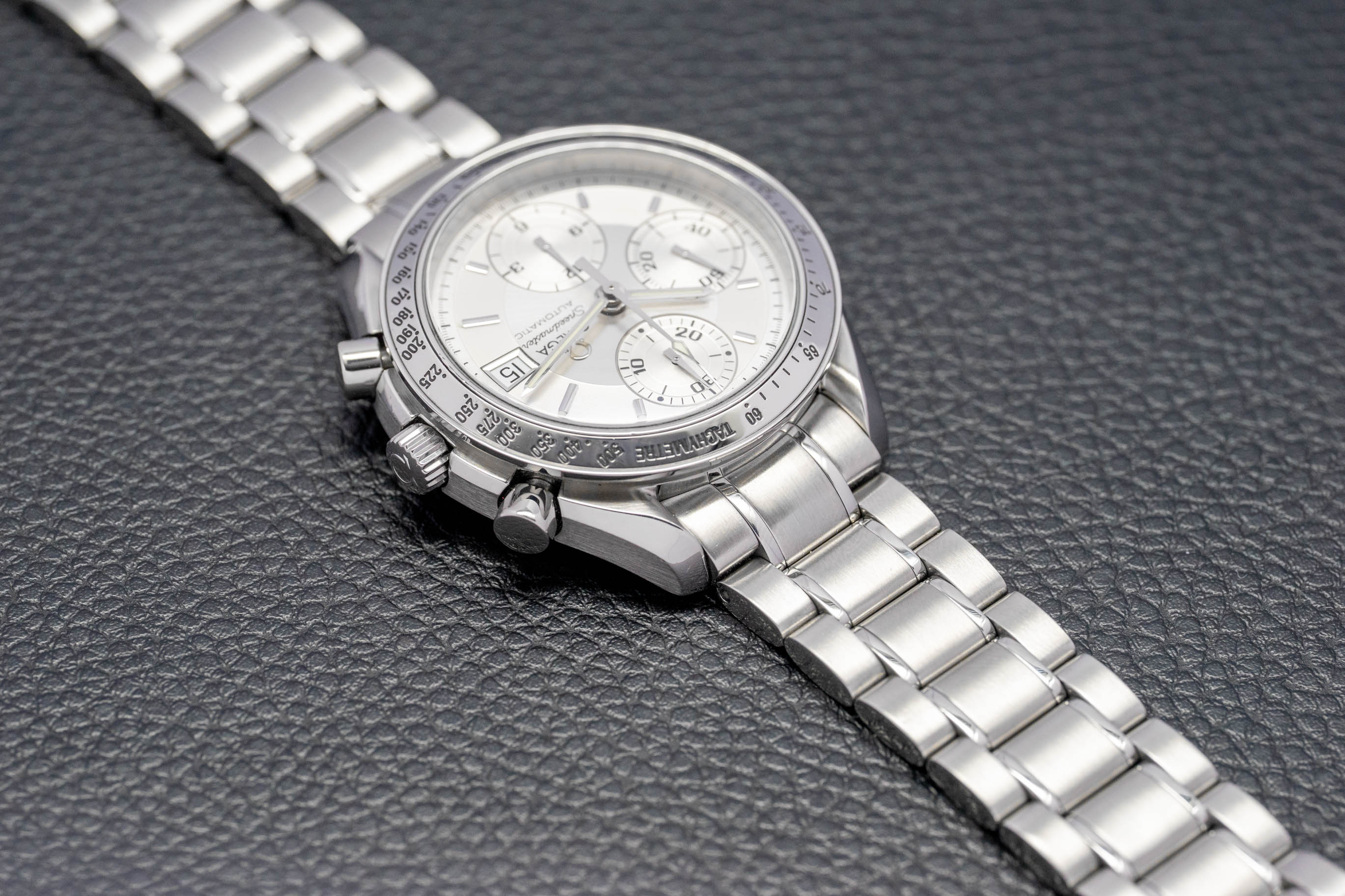 Omega Speedmaster Date 3513.30 Silver Dial 1998