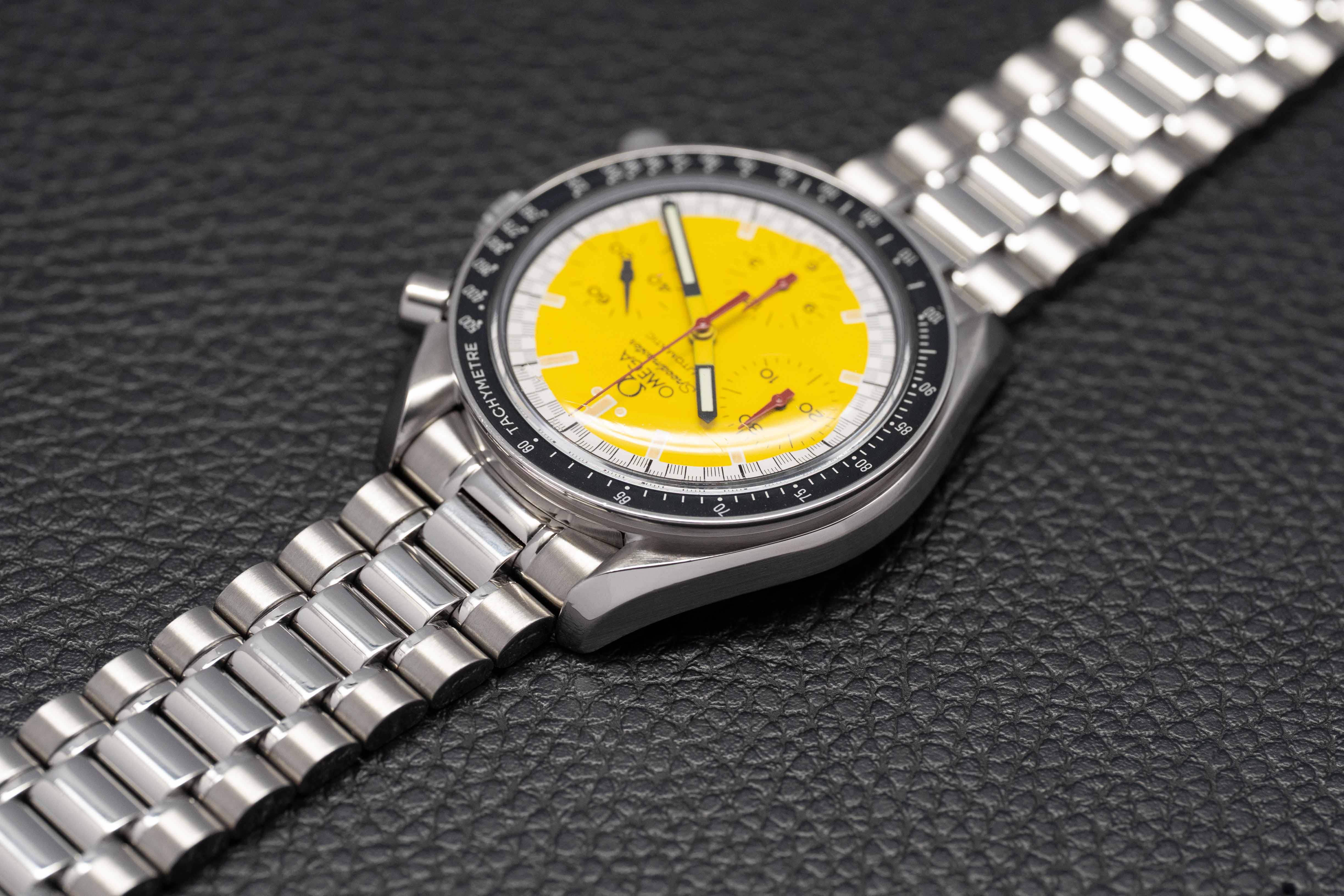 Omega Speedmaster Reduced Michael Schumacher 3510.12 Complete Set 1998 Box + Papers