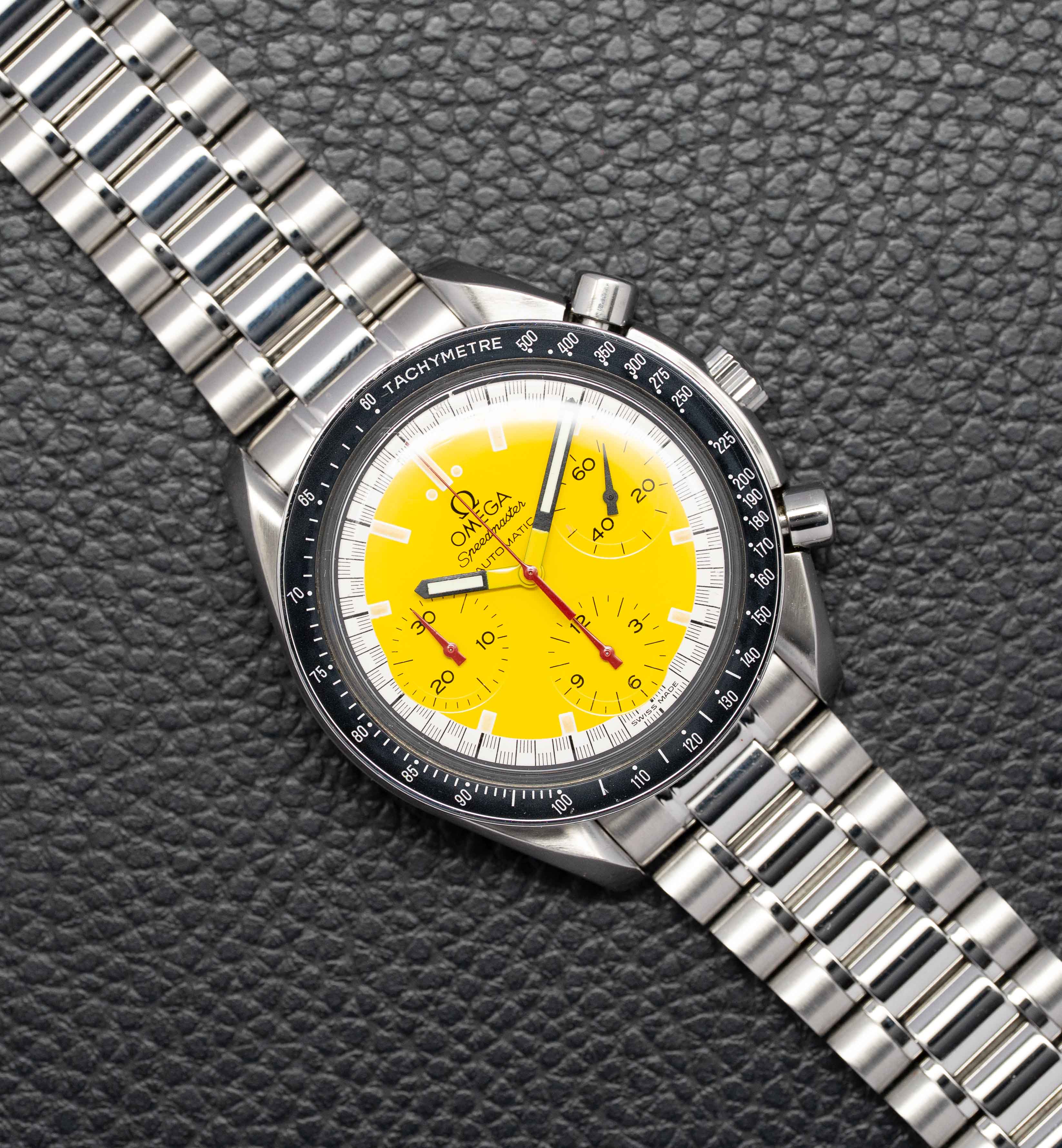 Omega Speedmaster Reduced Michael Schumacher 3510.12 Complete Set 1998 Box + Papers