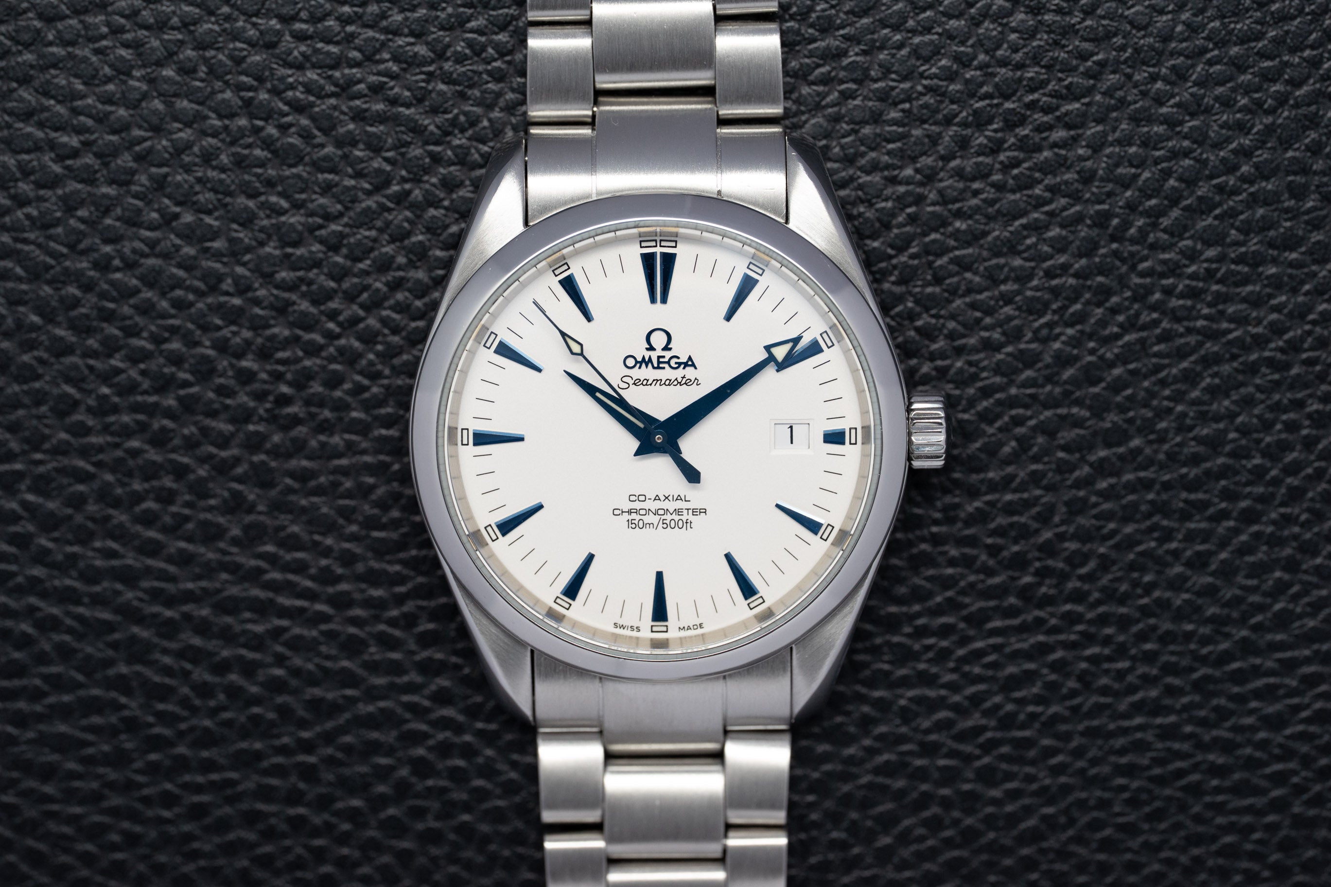 Omega Aqua Terra 2503.33 con esfera plateada, 2007