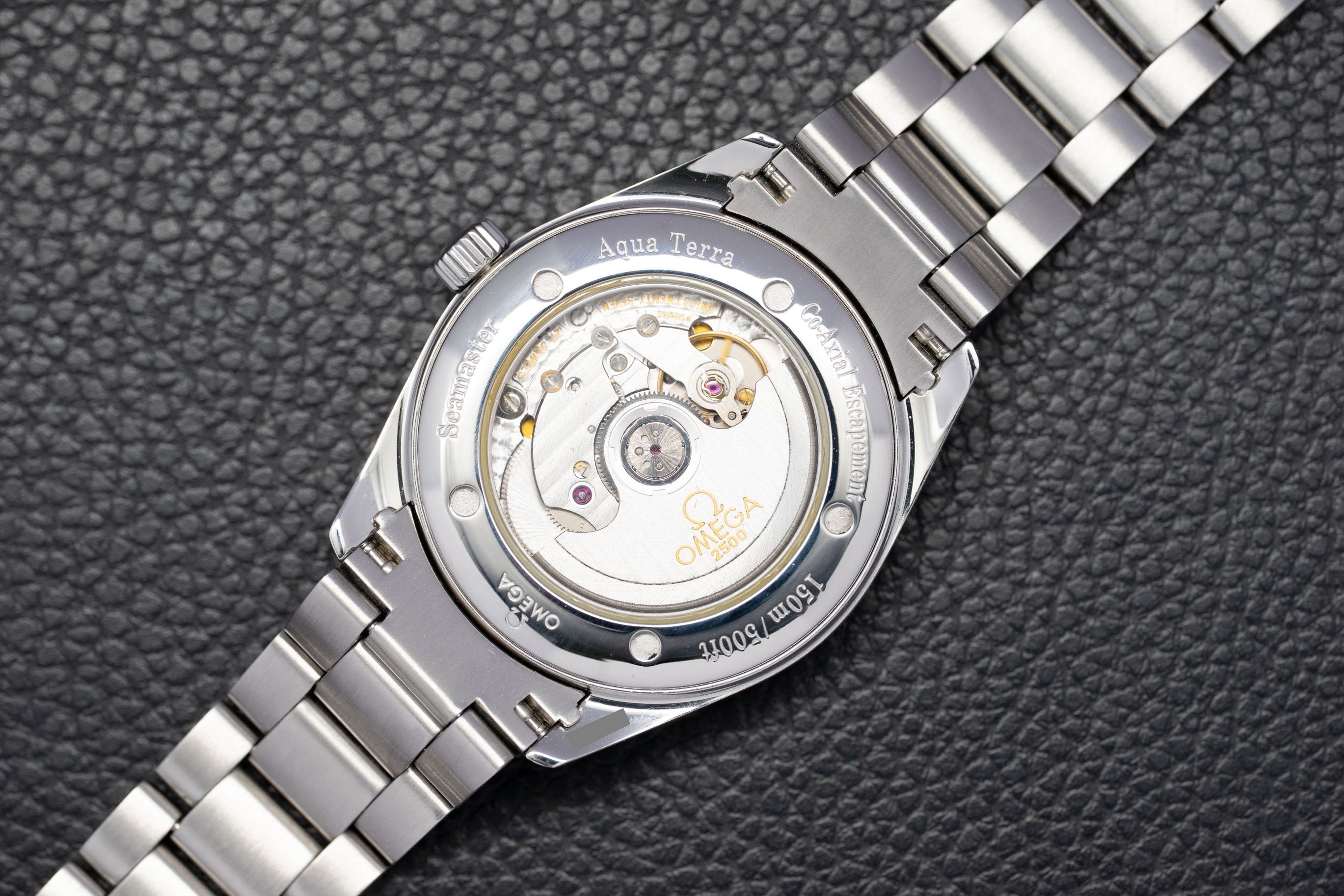 Omega Aqua Terra 2503.33 con esfera plateada, 2007
