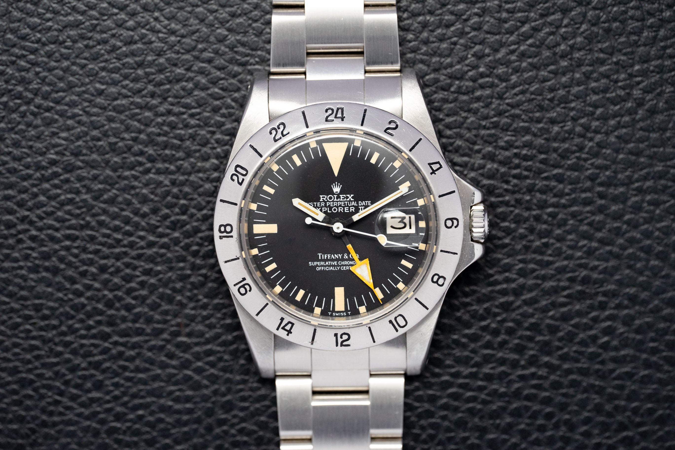 Rolex Explorer II 1655 with Tiffany & Co. Signed Dial, 1975 Box