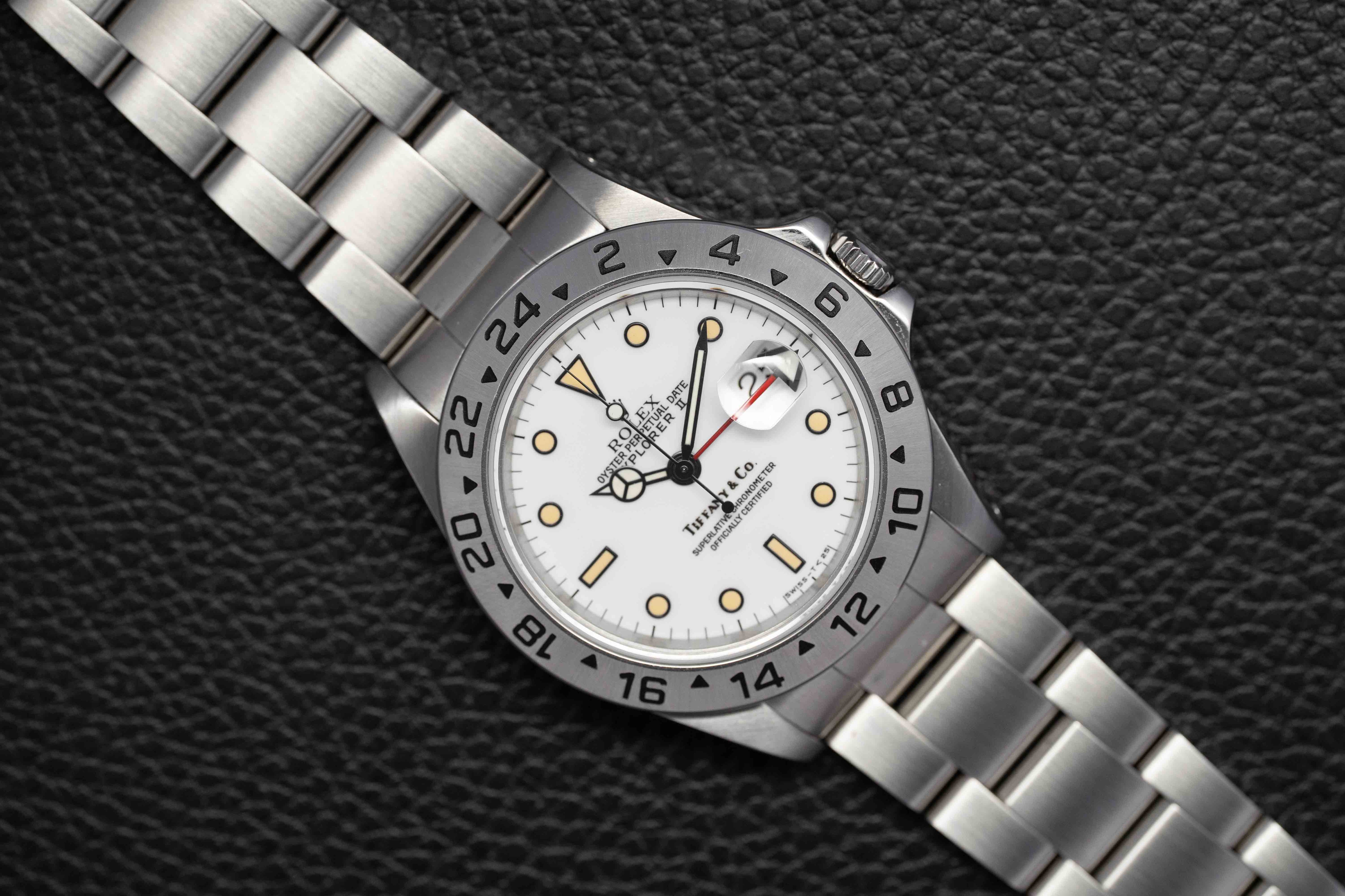 Rolex Explorer 2 Polar 16570, Signed by Tiffany & Co., 1991