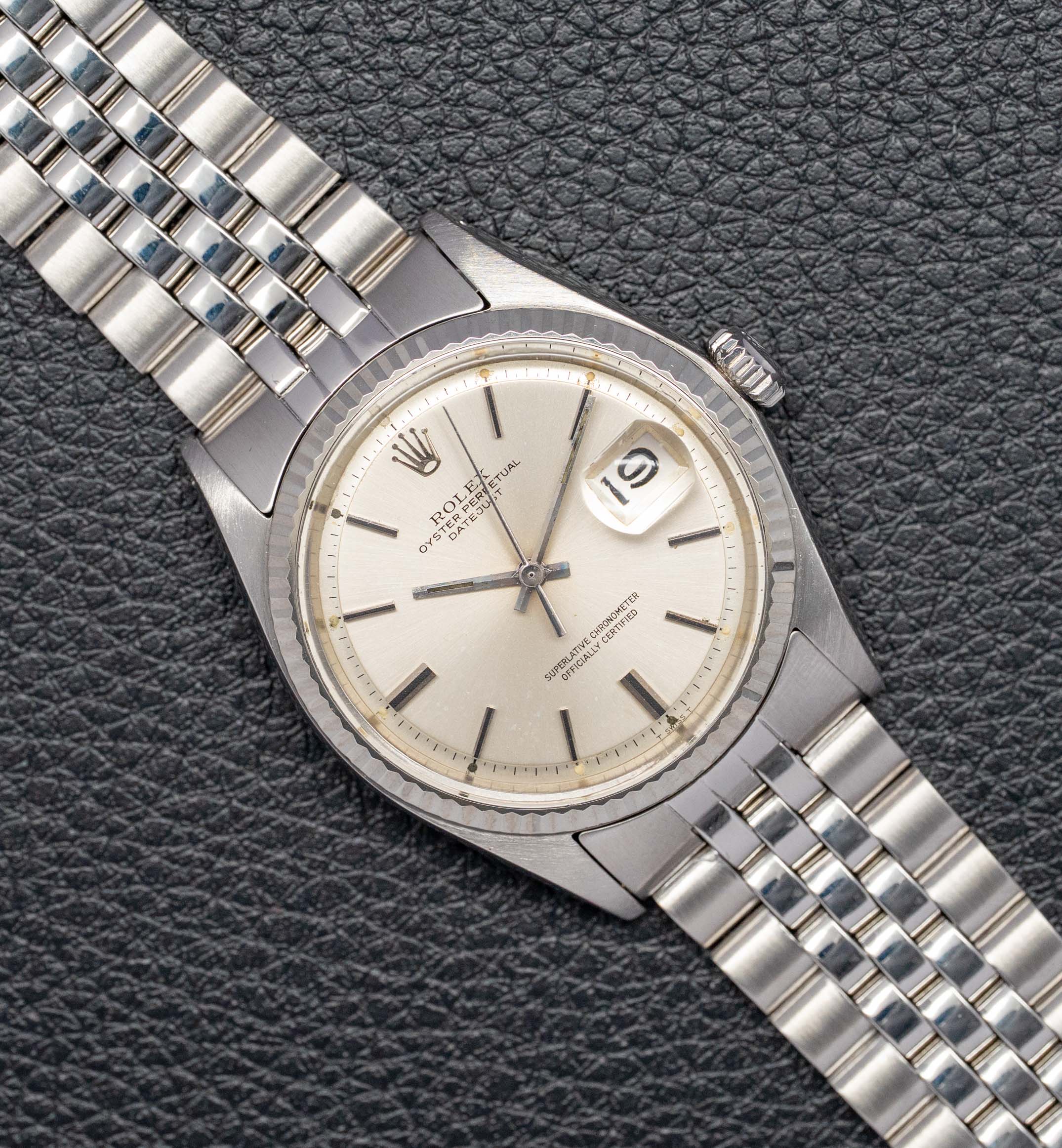 Rolex Datejust 1601 Silver Dial 1970