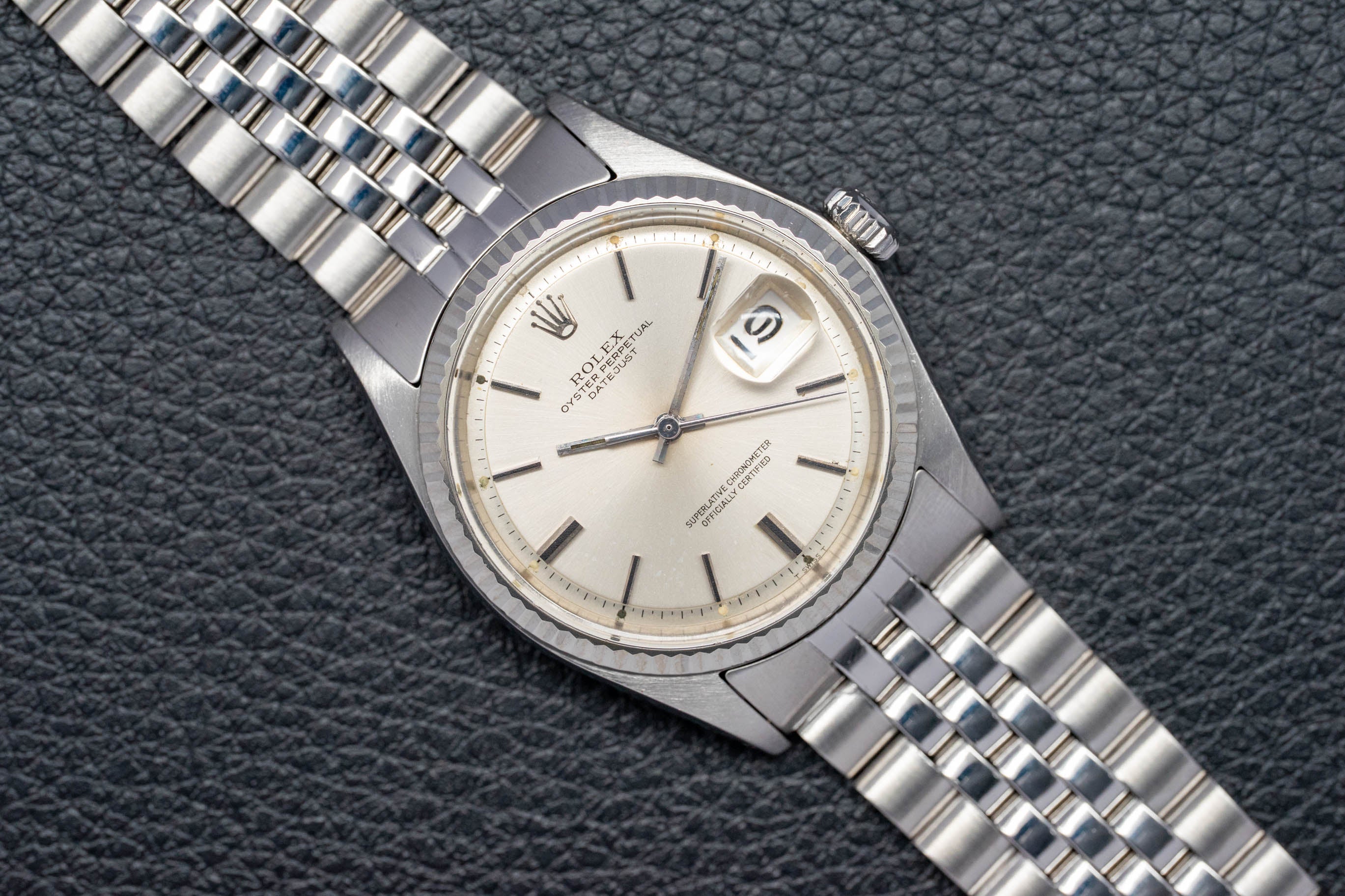 Rolex Datejust 1601 Silver Dial 1970