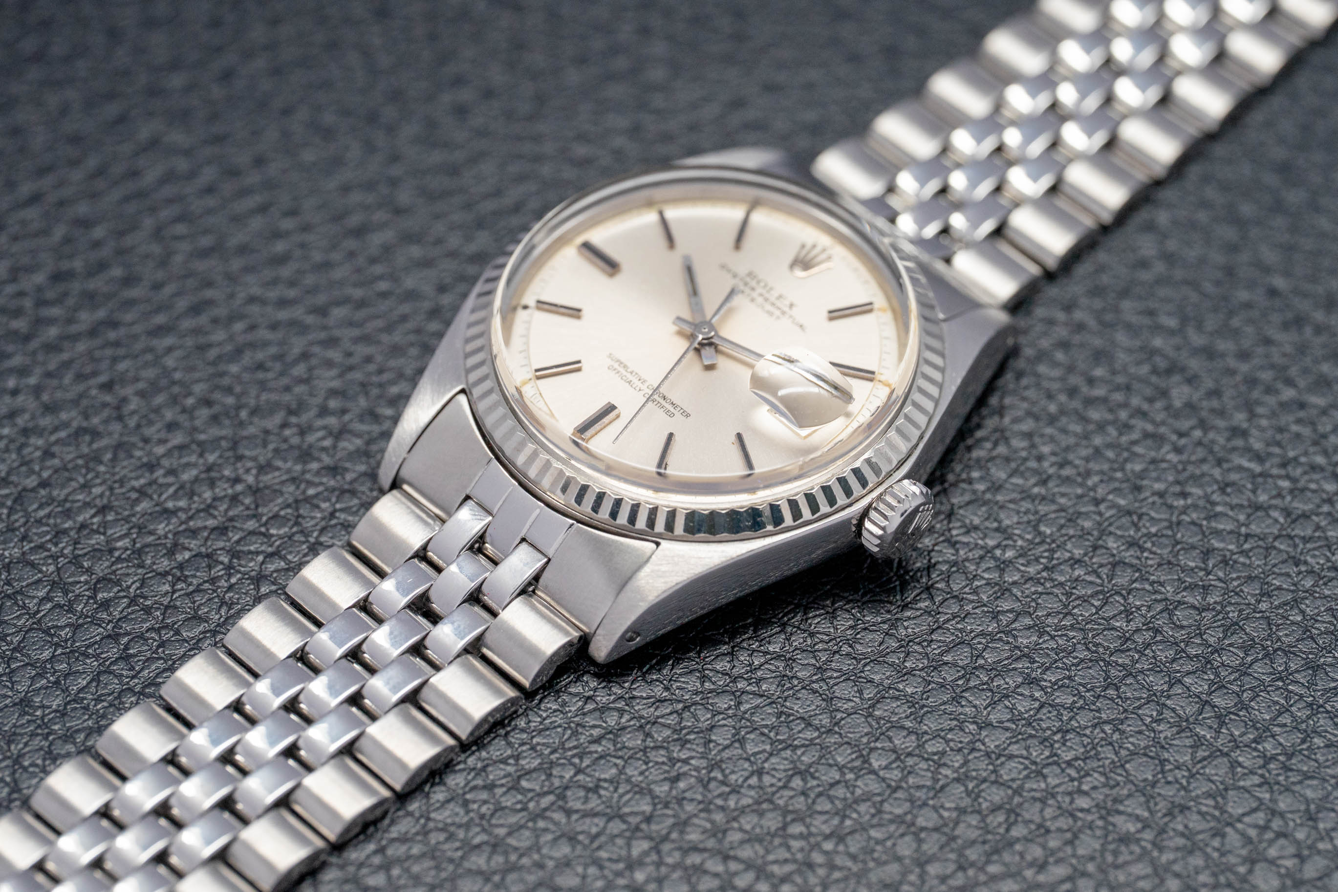 Rolex Datejust 1601 Silver Dial 1970