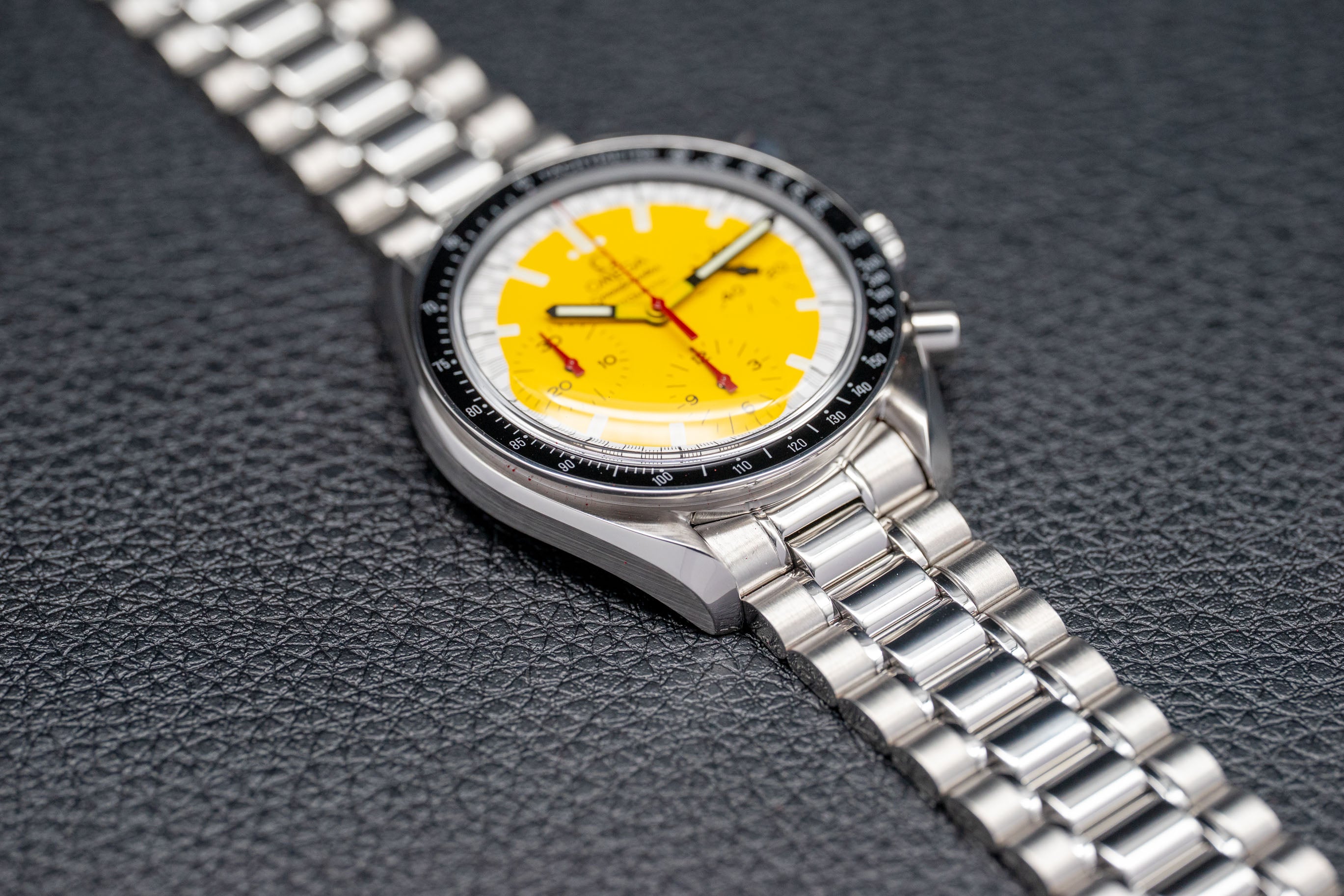 Omega Speedmaster Reduced Michael Schumacher 3510.12 Complete Set 2001 Box + Papers