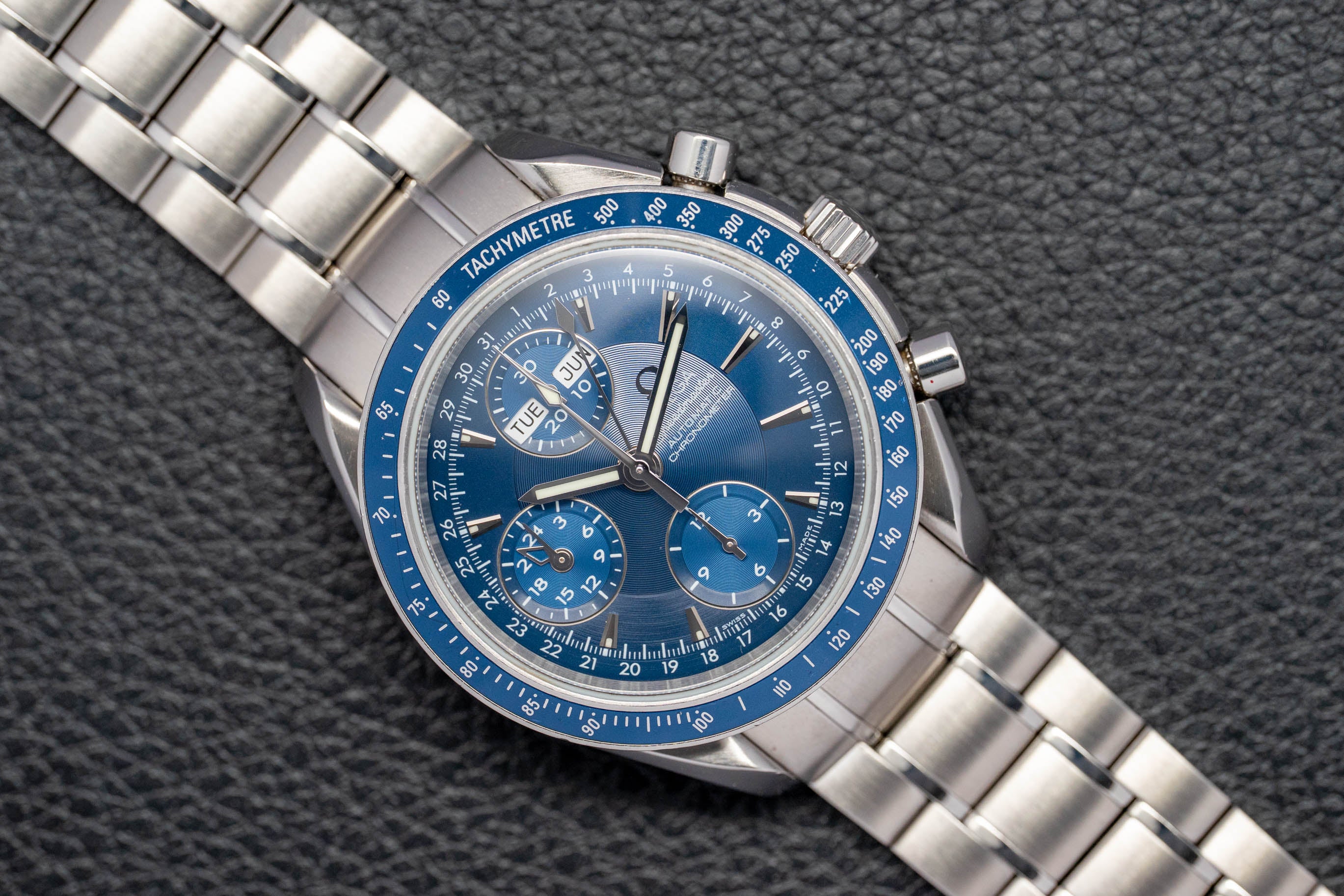 Omega Speedmaster Triple Date 3222.80 Blue Dial 2007