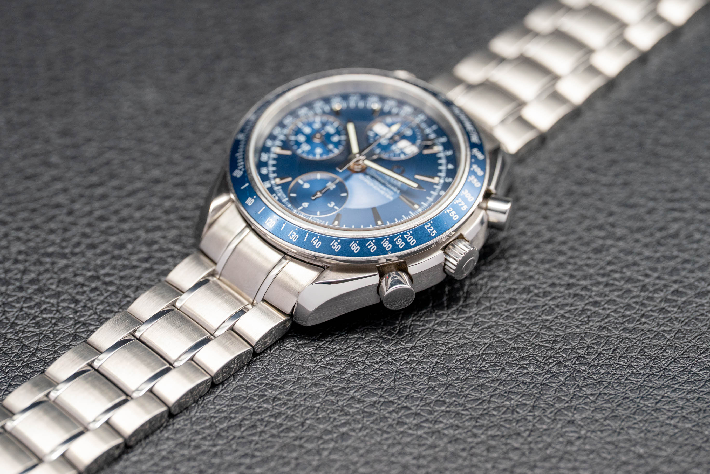 Omega Speedmaster Triple Date 3222.80 Blue Dial 2007