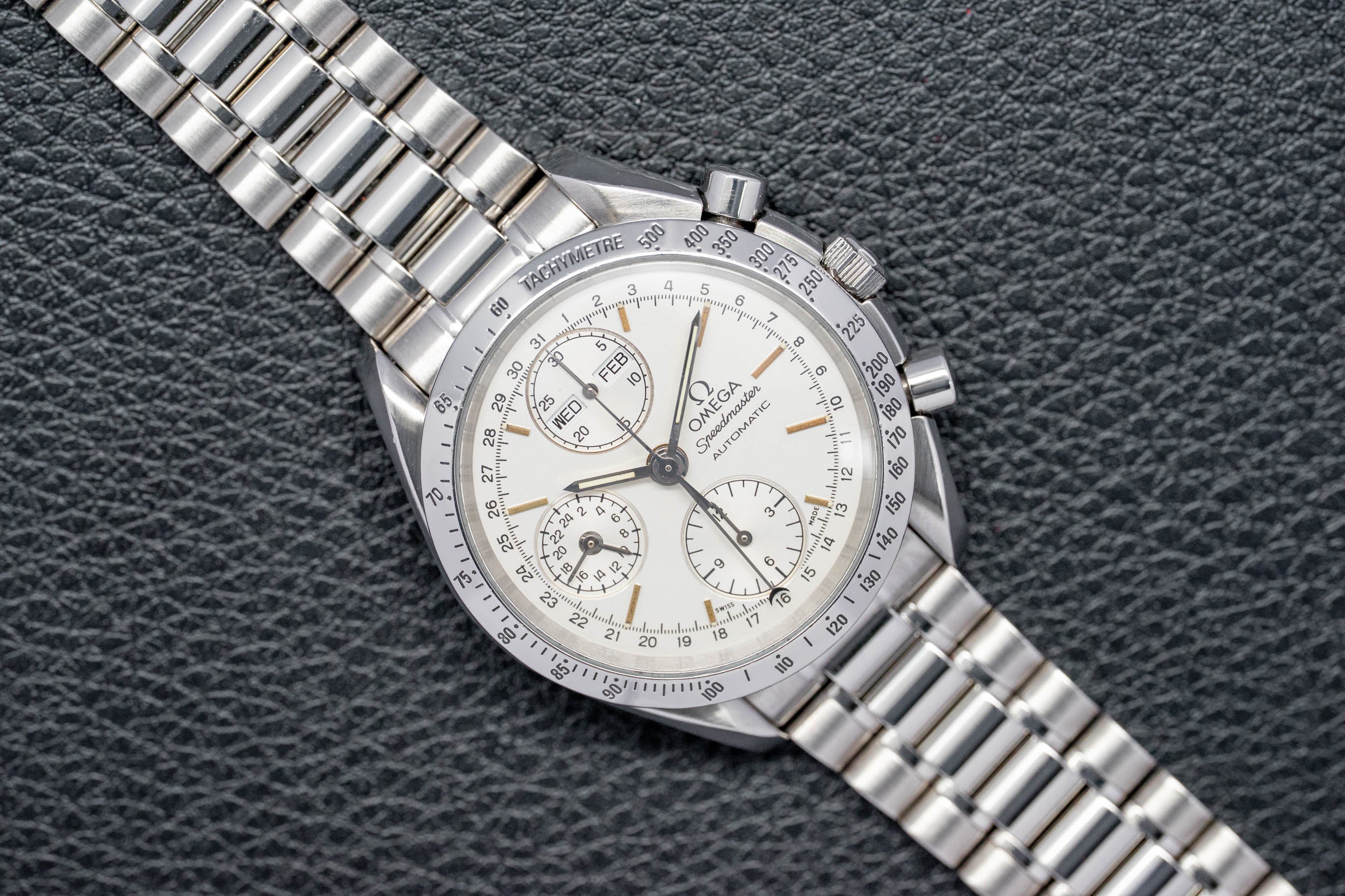 Omega Speedmaster Day Date 3521.30 Complete Set 1996 Box + Papers