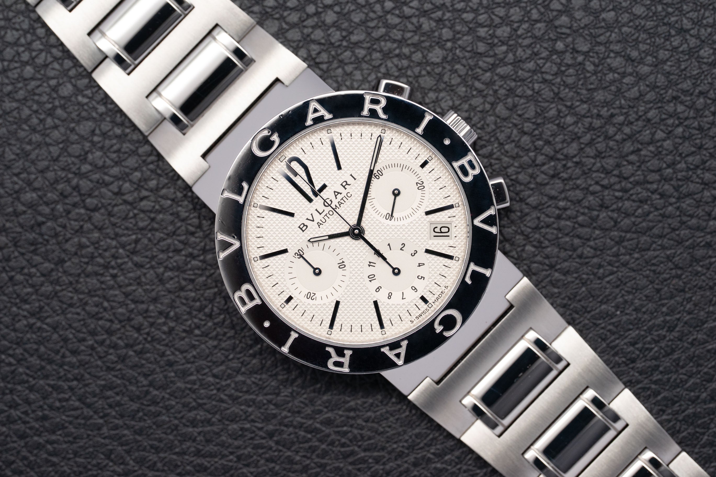 Bulgari Diagono BB38SSCH Complete Set 2021 Box + Papers