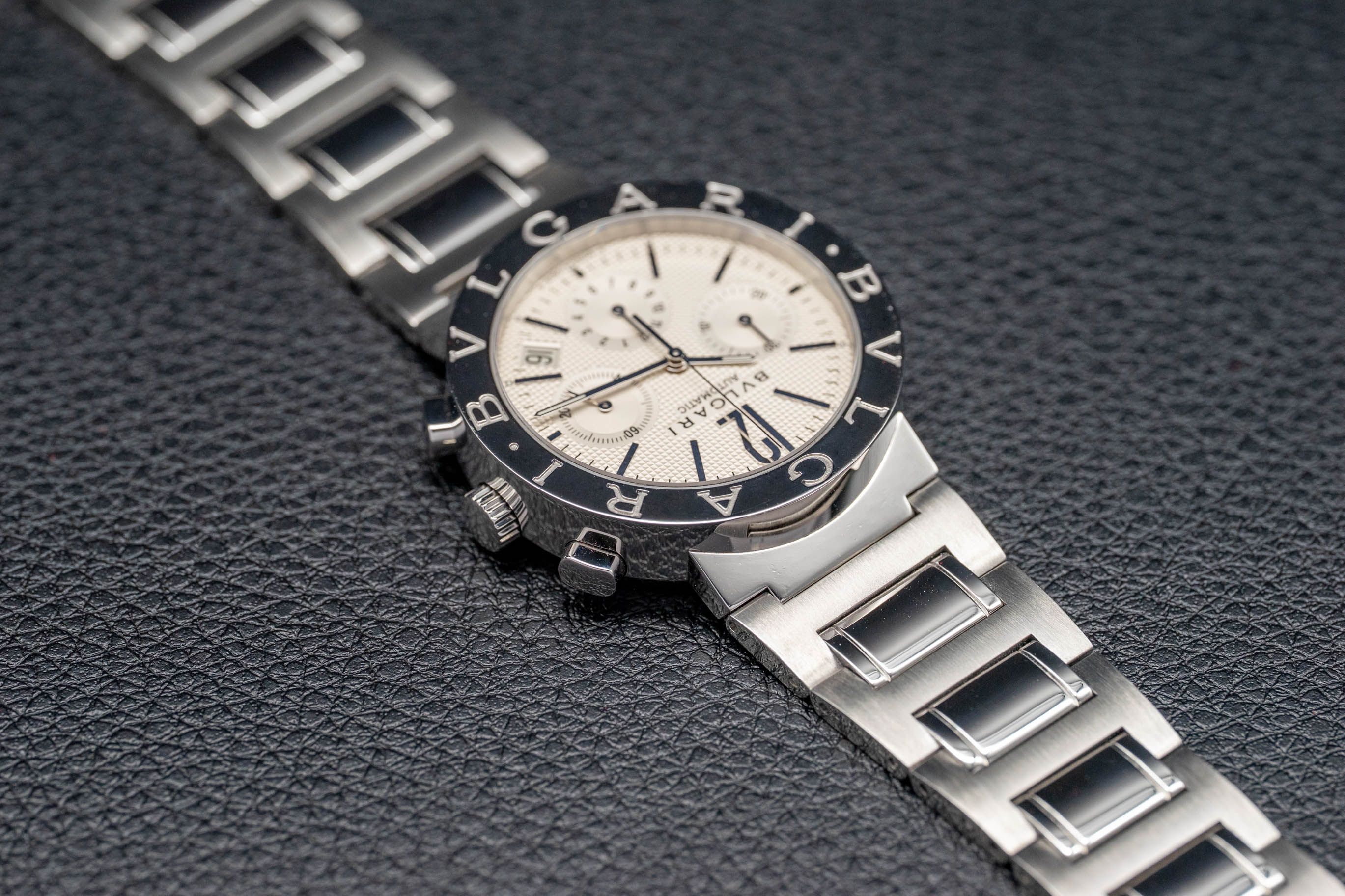 Bulgari Diagono BB38SSCH Complete Set 2021 Box + Papers