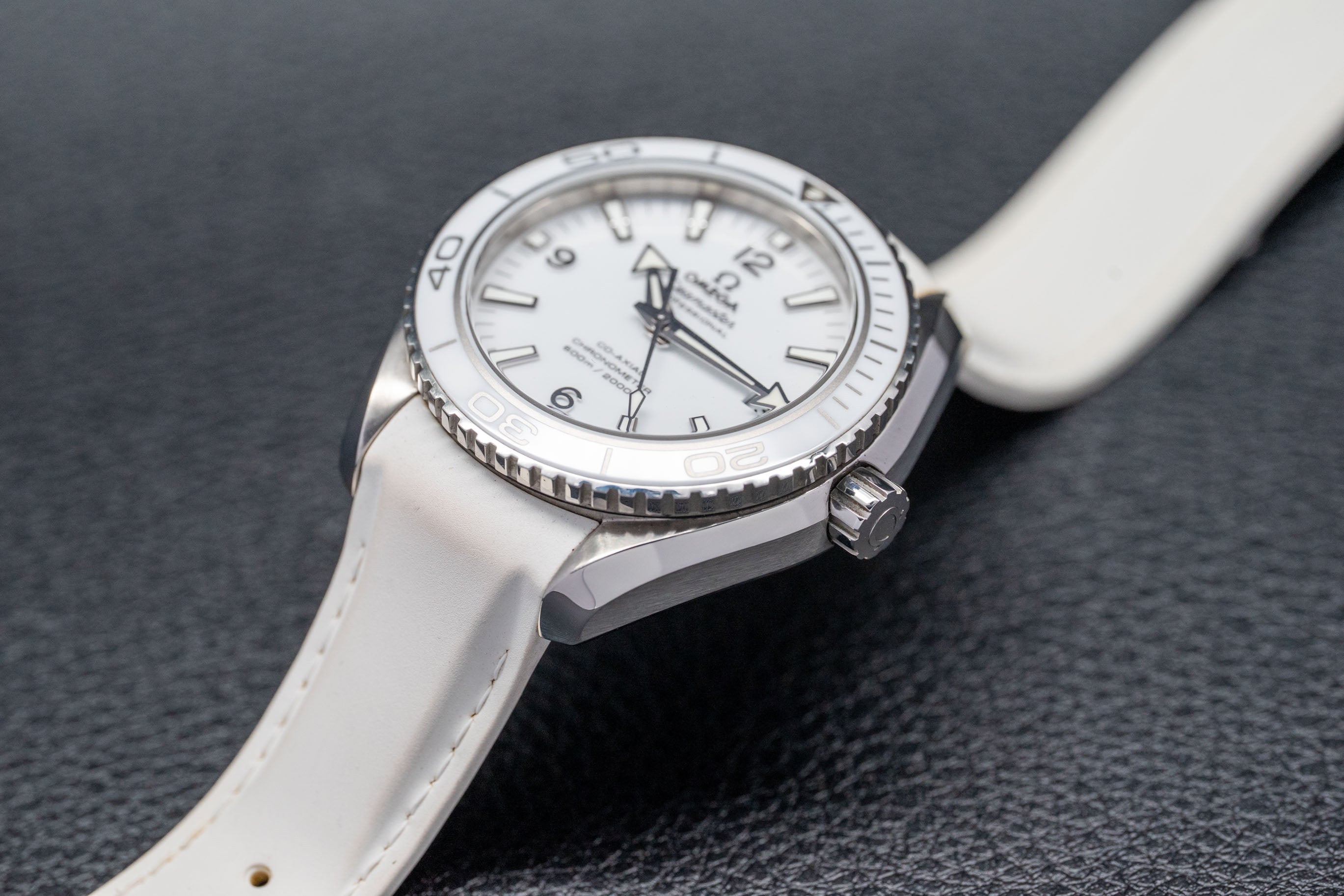 Omega Seamaster Planet Ocean 600M 232.32.42.21.04.001 White Dial 2017