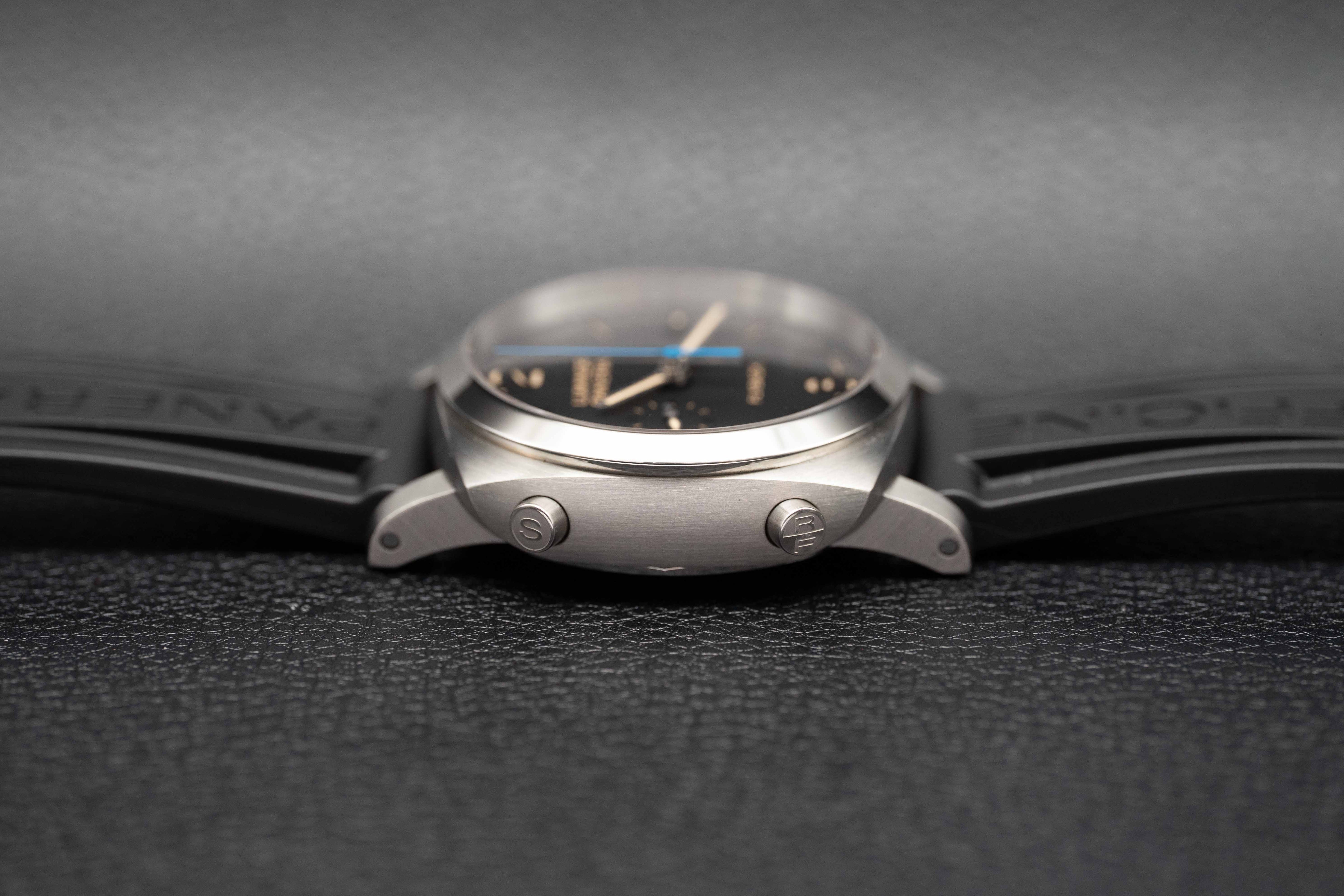Panerai Luminor 1950 3 Days Chrono Flyback PAM00524, FULLSET 2018, coffret et papiers