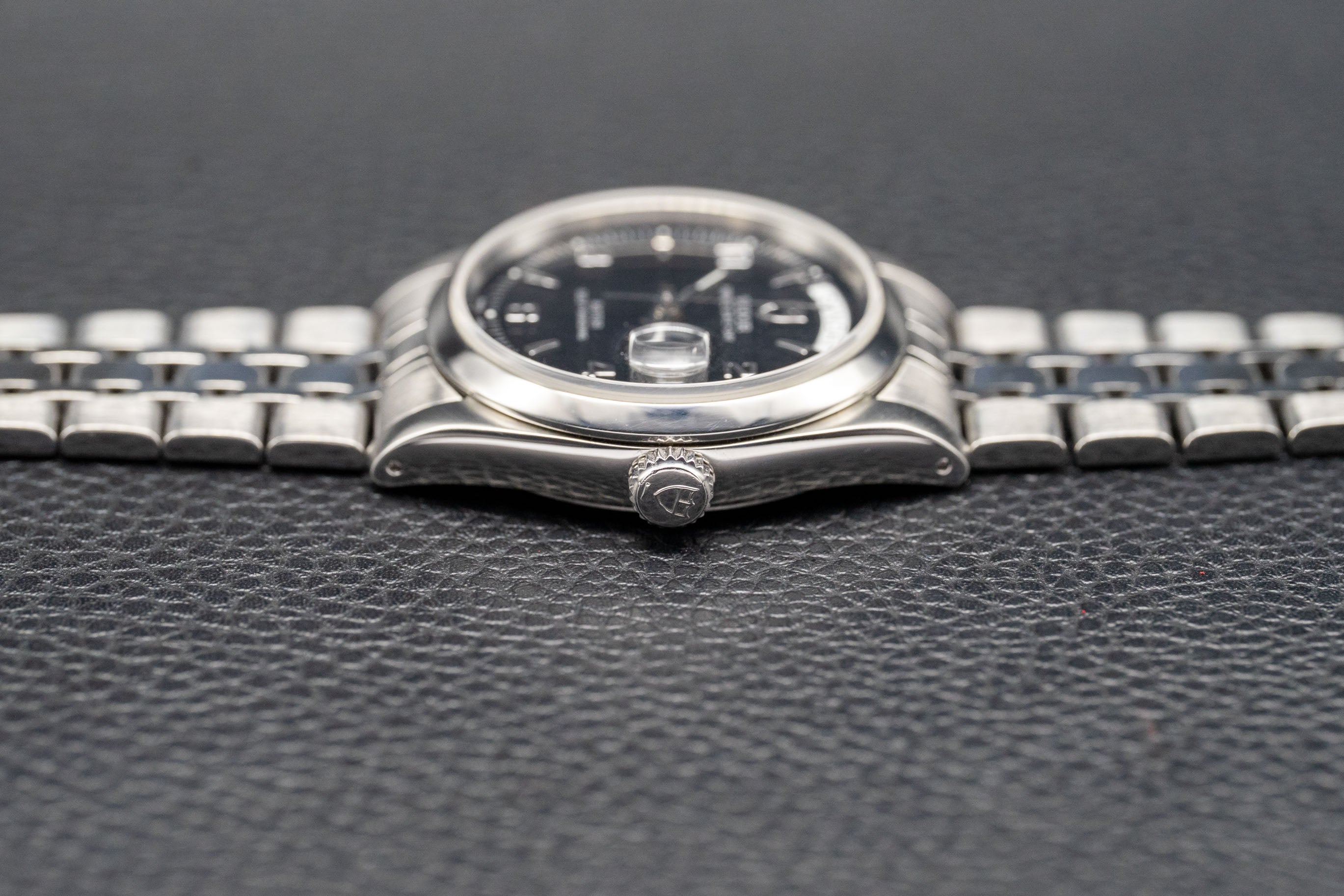 Tudor Day Date 76200 Black Dial XXXX Papers