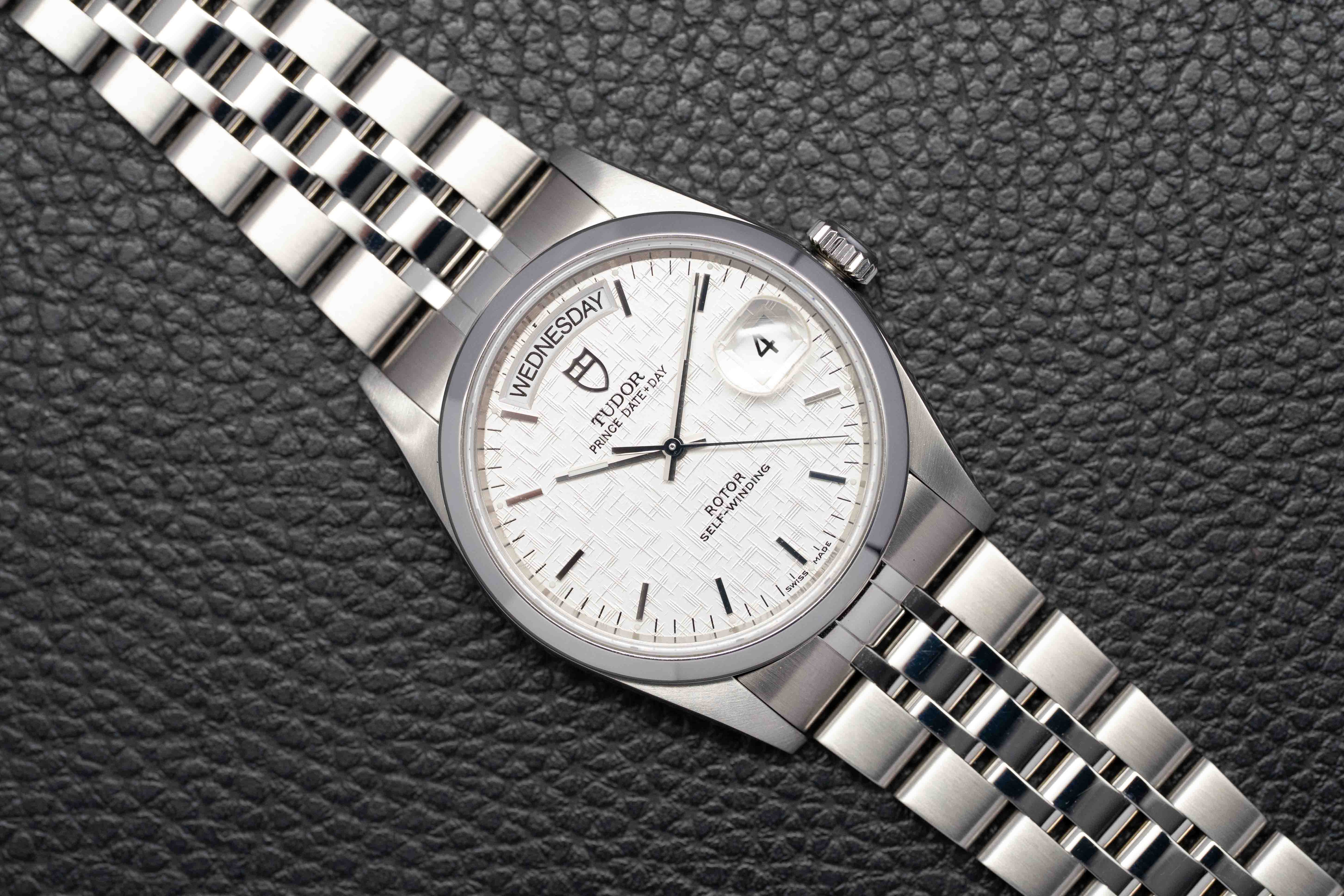 Tudor Day Date 76200 Silver Dial 2006