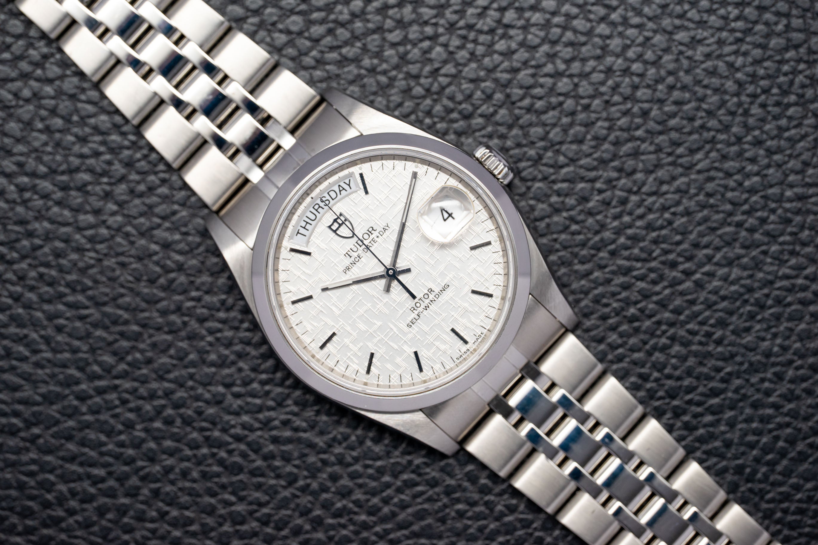 Tudor Day Date 76200 Silver Dial 2011, With Papers