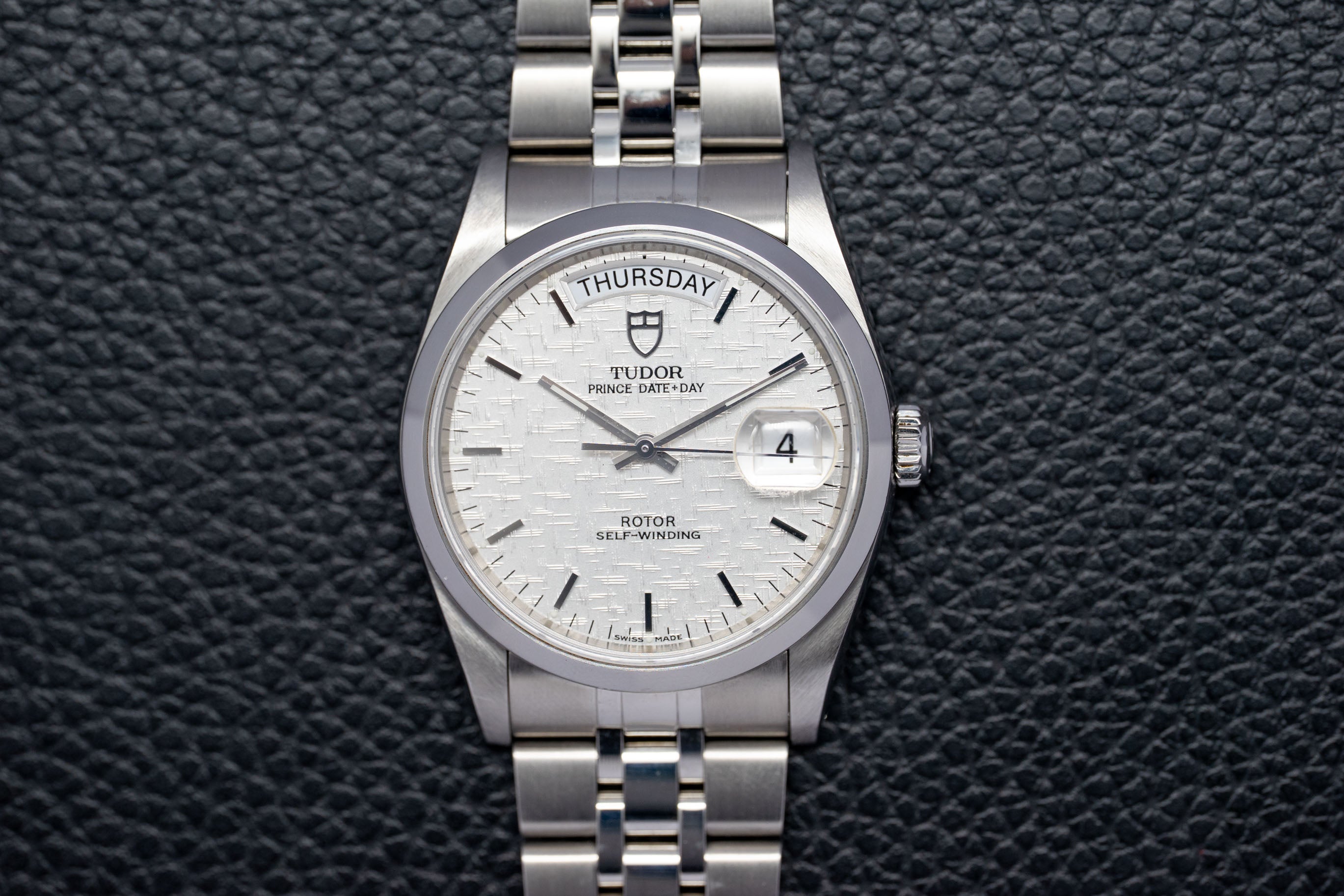 Tudor Day Date 76200 Silver Dial 2011, With Papers