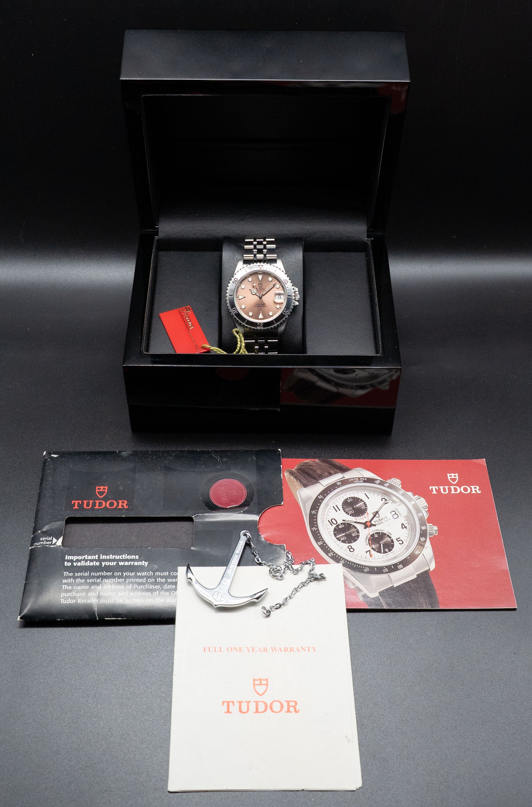 Tudor Submariner 75190 Salmon Dial 1998, With Papers