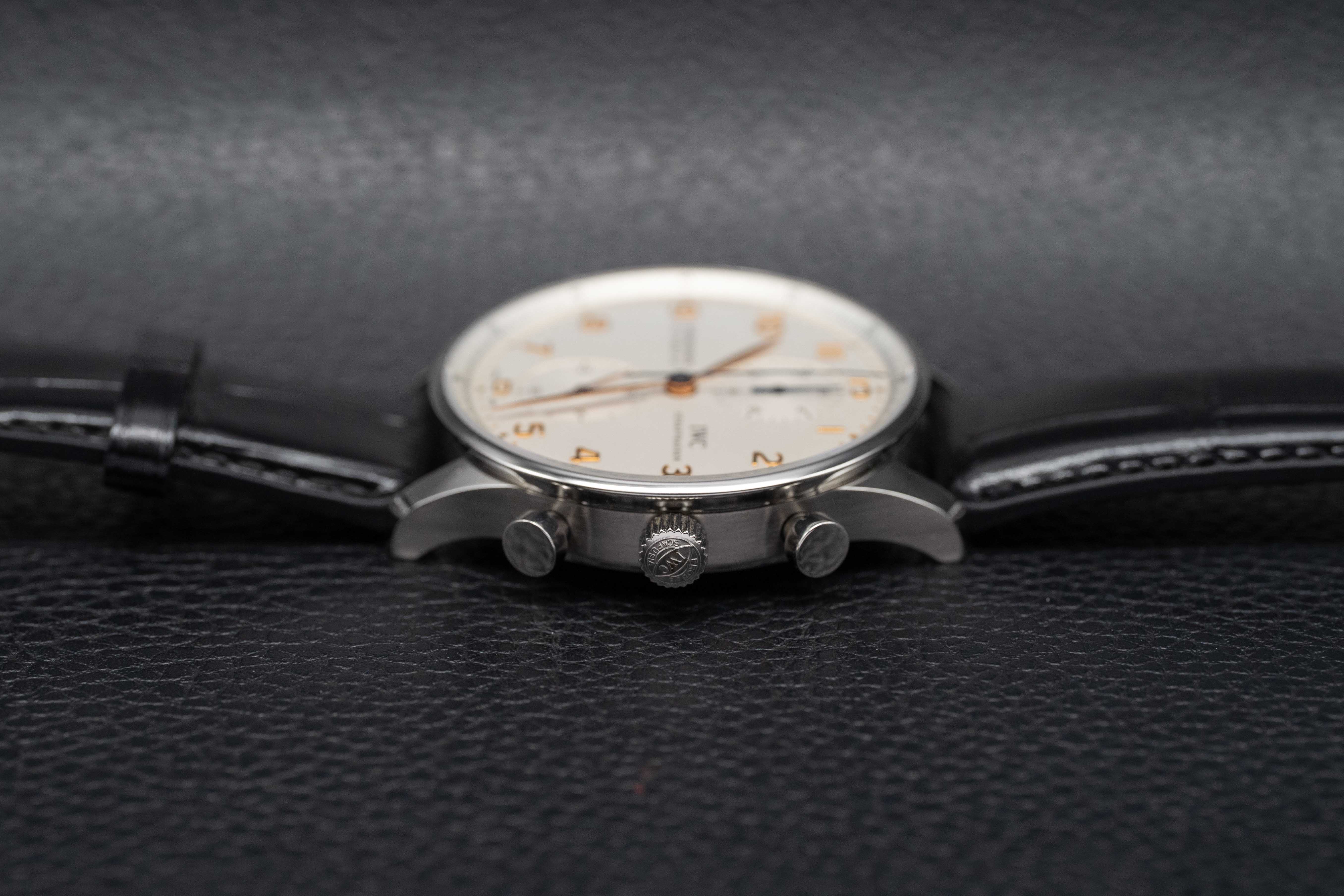 IWC Portuguese Chronograph IW371445 Complete Set 2018 Box + Papers
