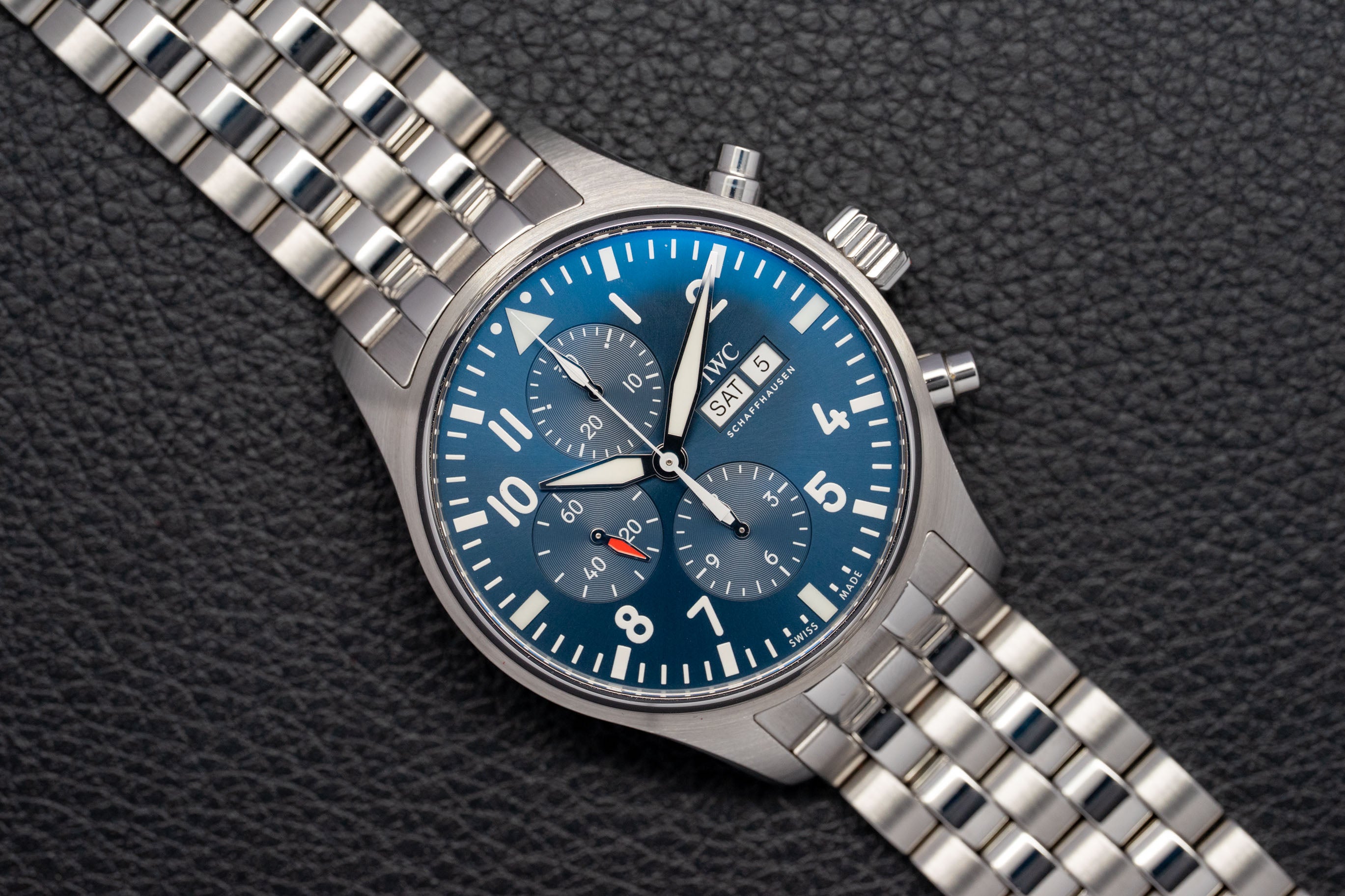 IWC Pilot's Watch Chronograph IW377717 Complete Set 2020 Box + Papers