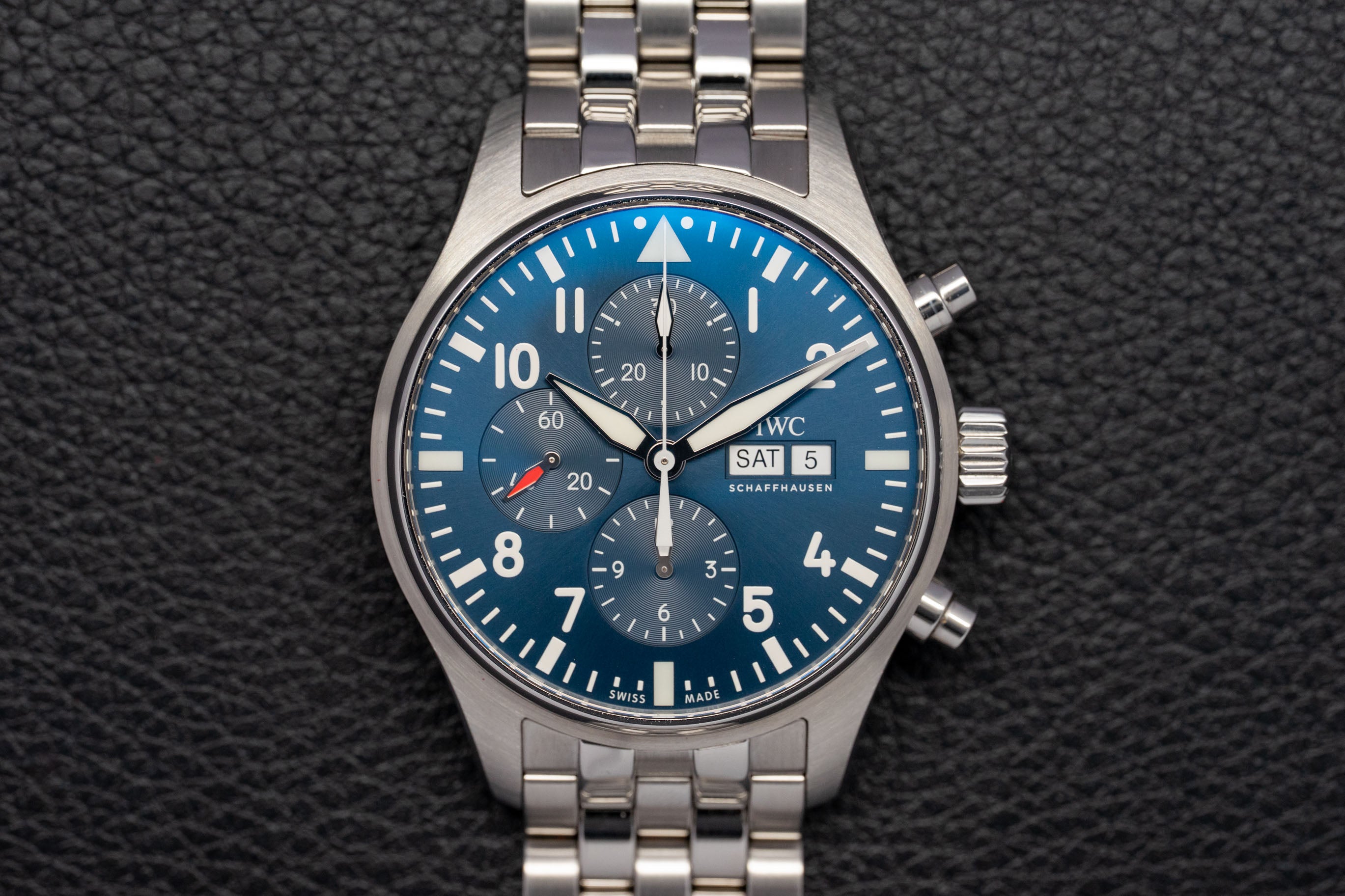 IWC Pilot's Watch Chronograph IW377717 Complete Set 2020 Box + Papers