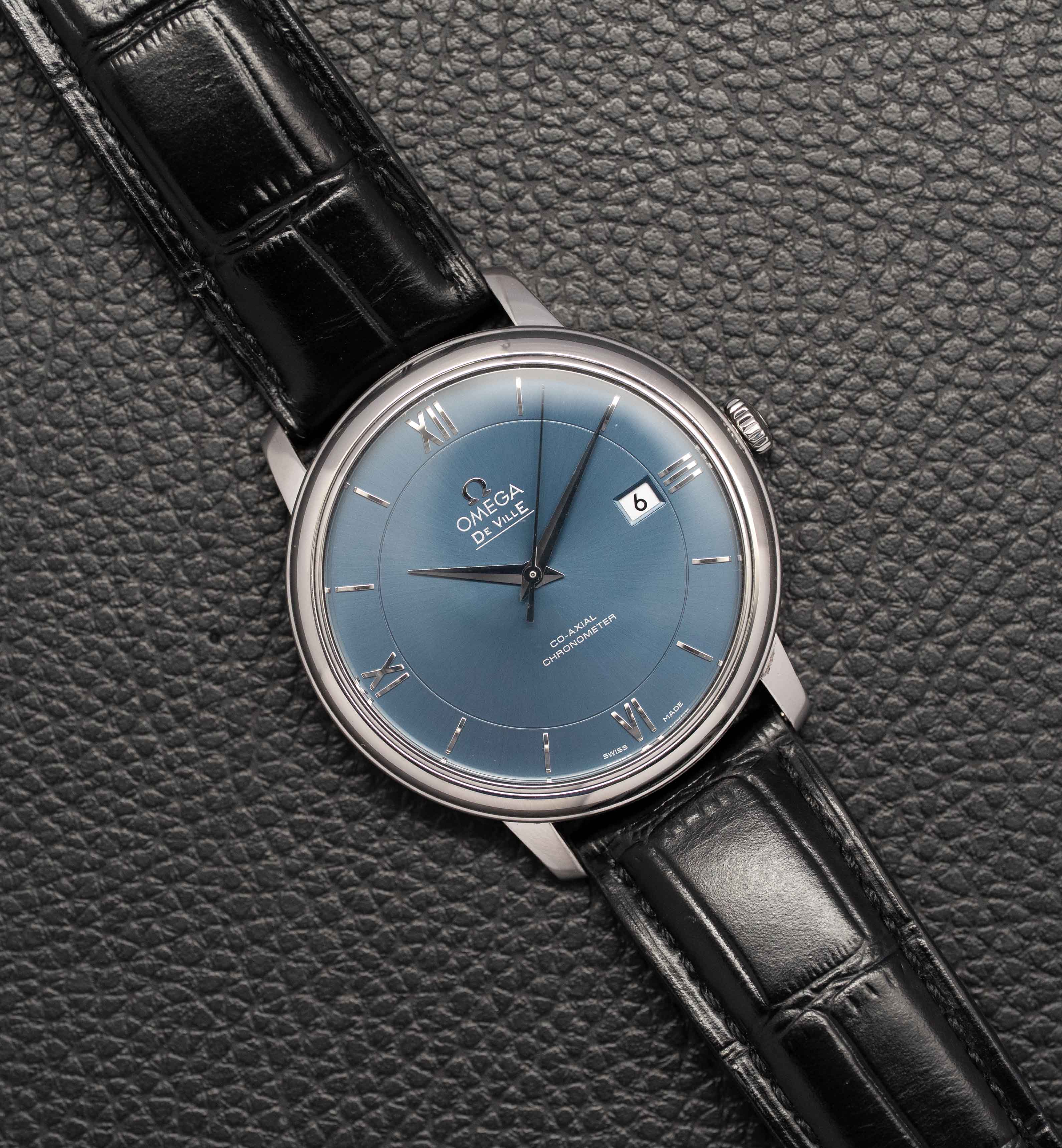 Omega De Ville 424.13.40.20.03.001 Blue Dial 2016