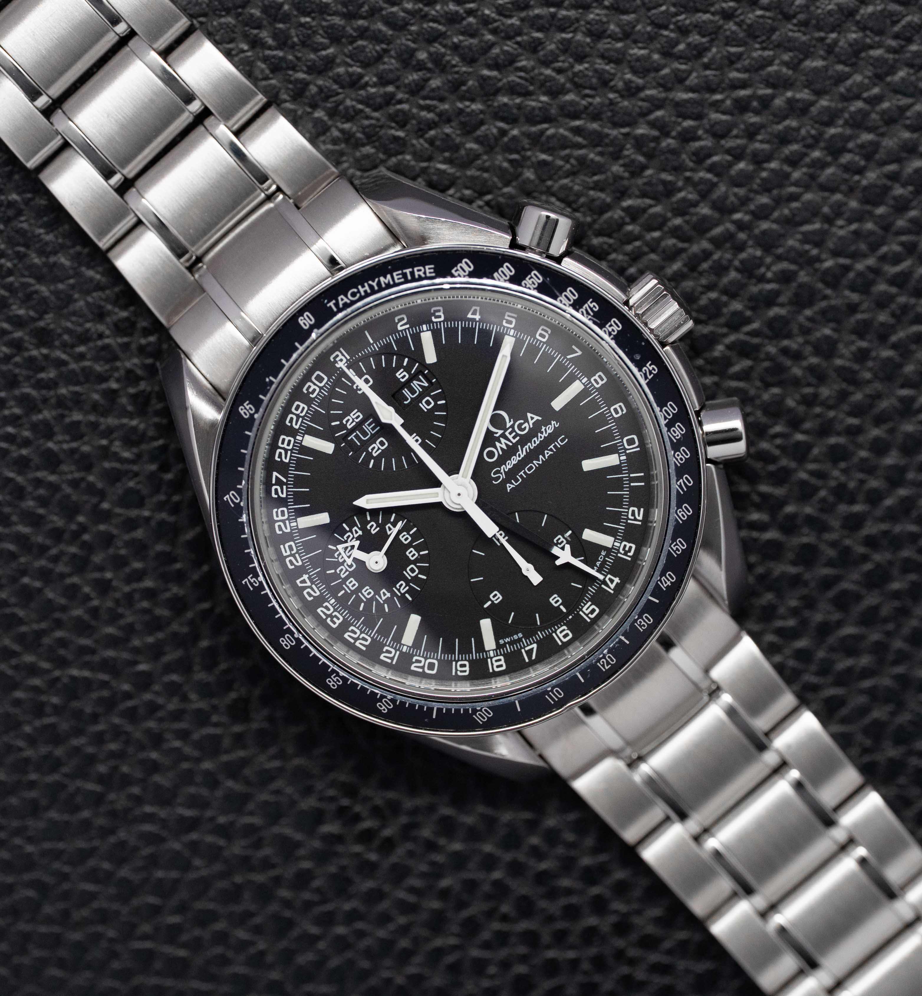 Omega Speedmaster Day Date 3520.50 Black Dial 1998