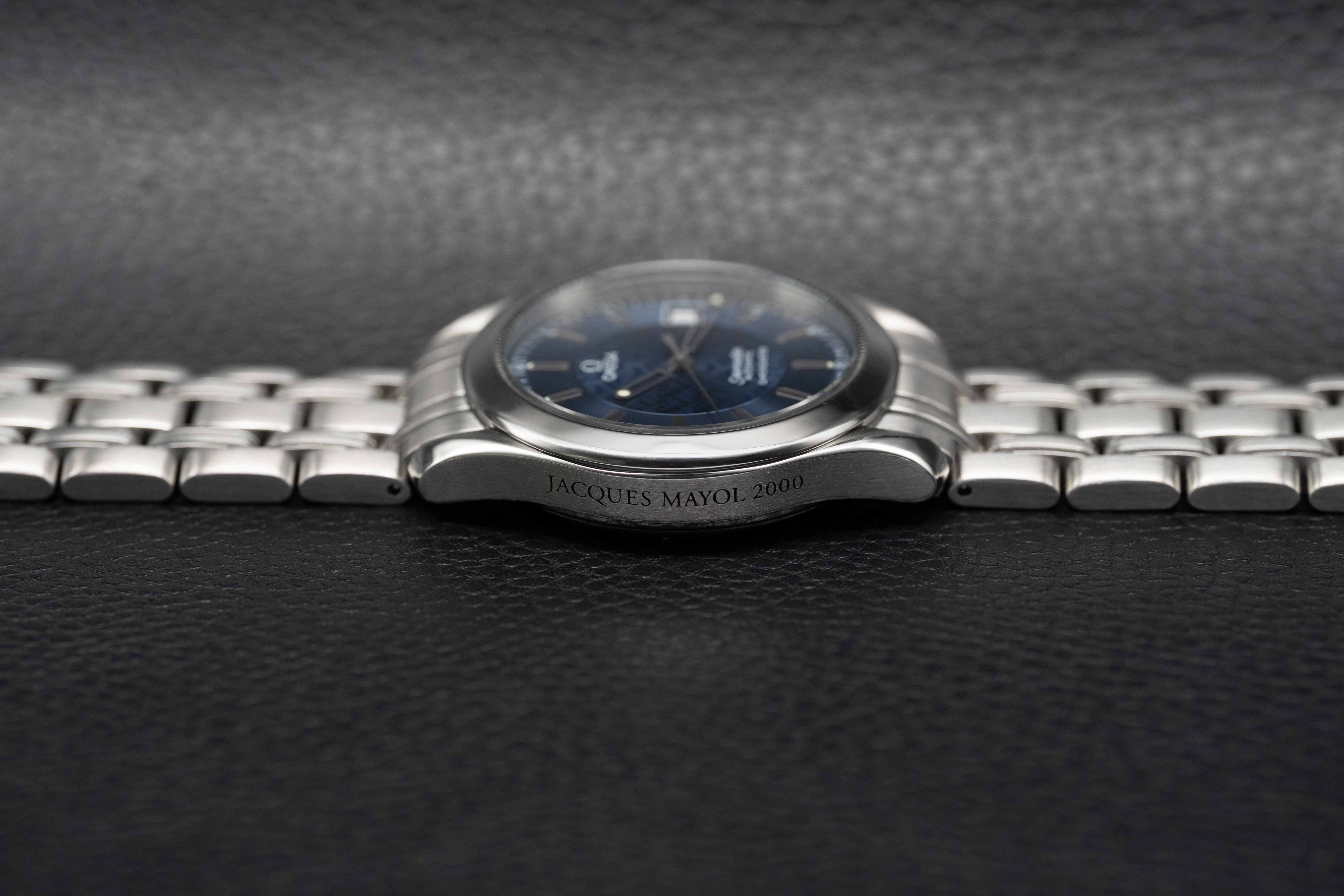 Omega Seamaster 120 Jaques Mayol 2506.80 Blue Dial 2000 Papers