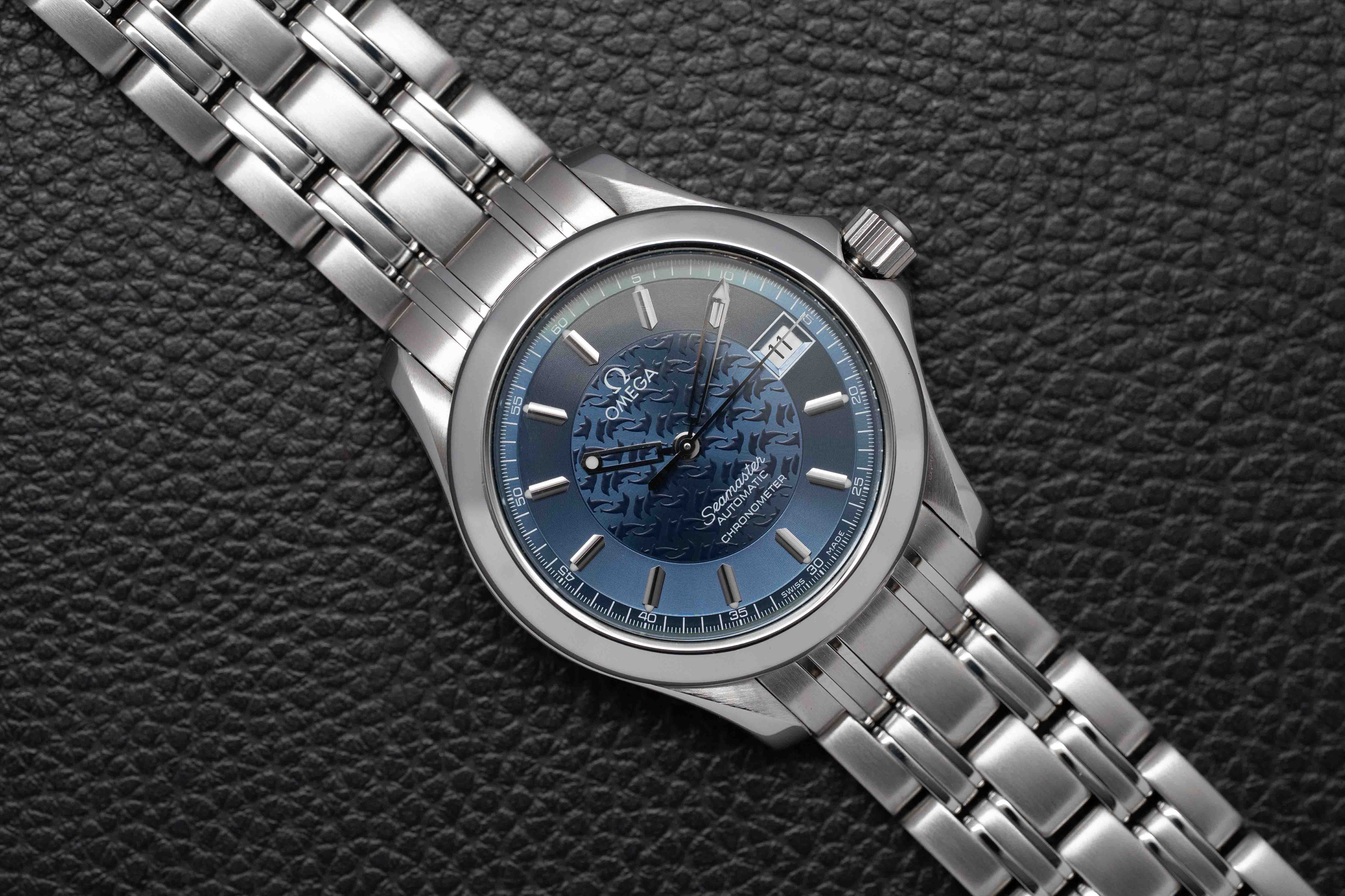 Omega Seamaster 120 Jaques Mayol 2506.80 Blue Dial 2000 Papers