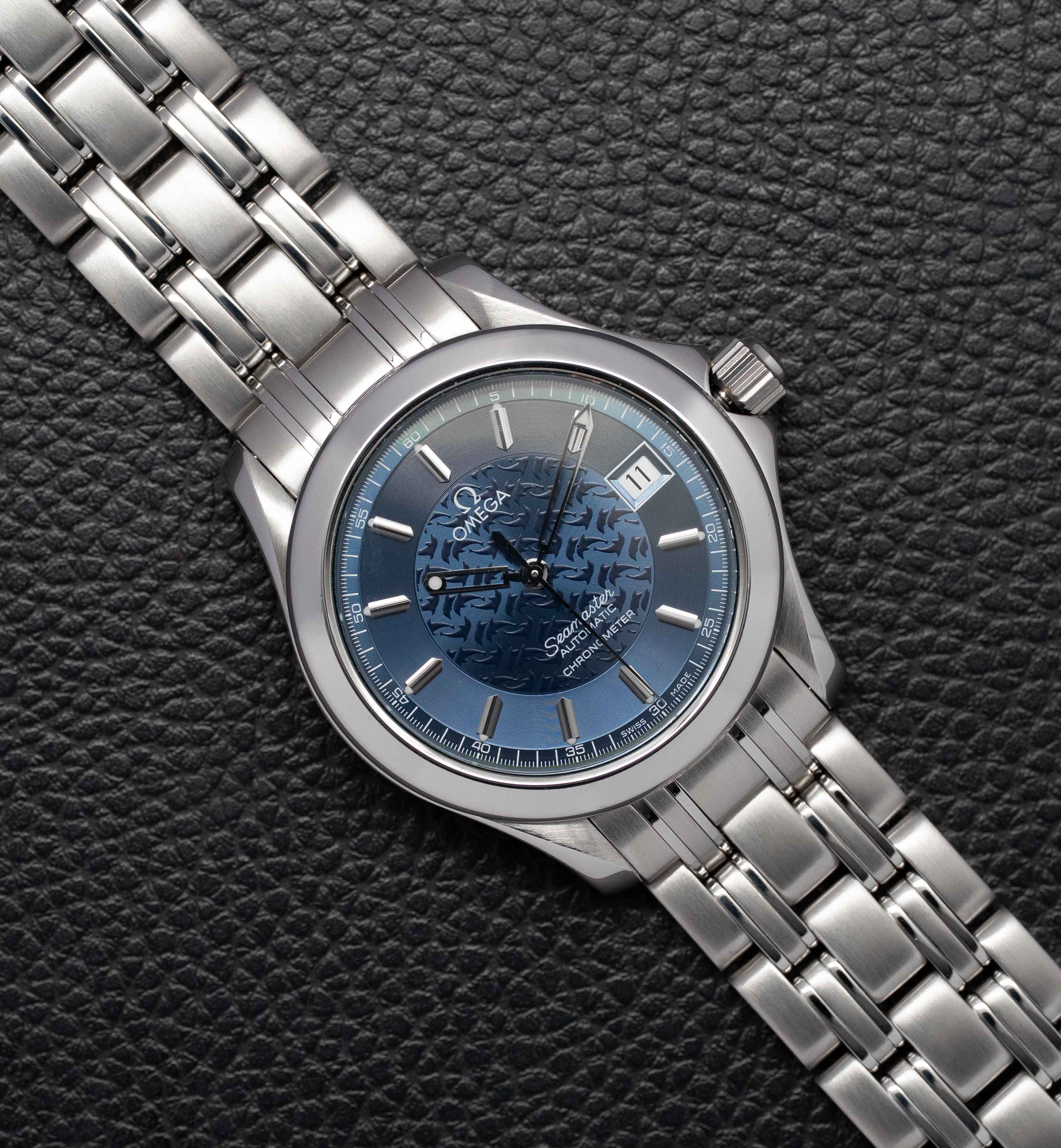 Omega Seamaster 120 Jaques Mayol 2506.80 Blue Dial 2000 Papers