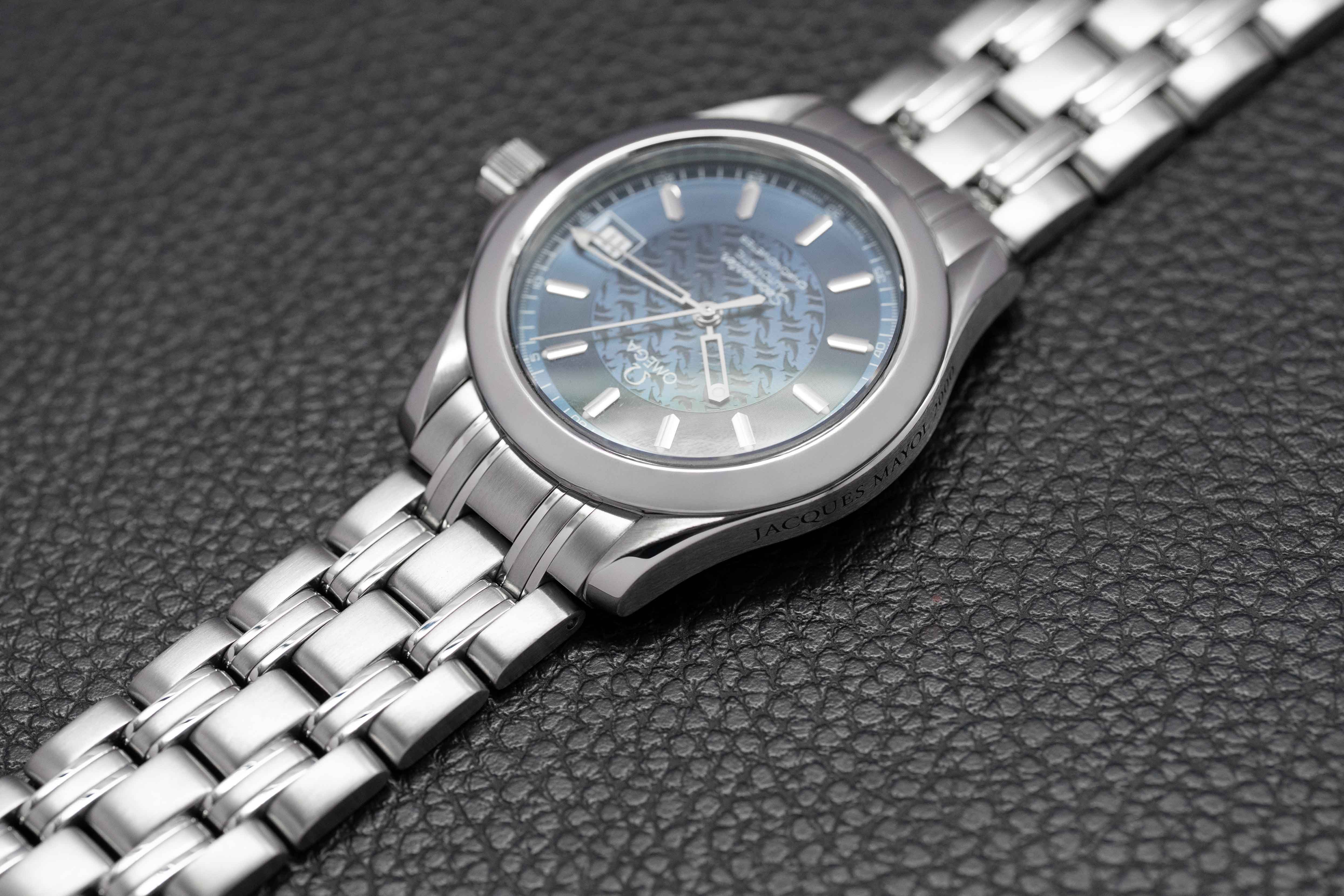 Omega Seamaster 120 Jaques Mayol 2506.80 Blue Dial 2000 Papers