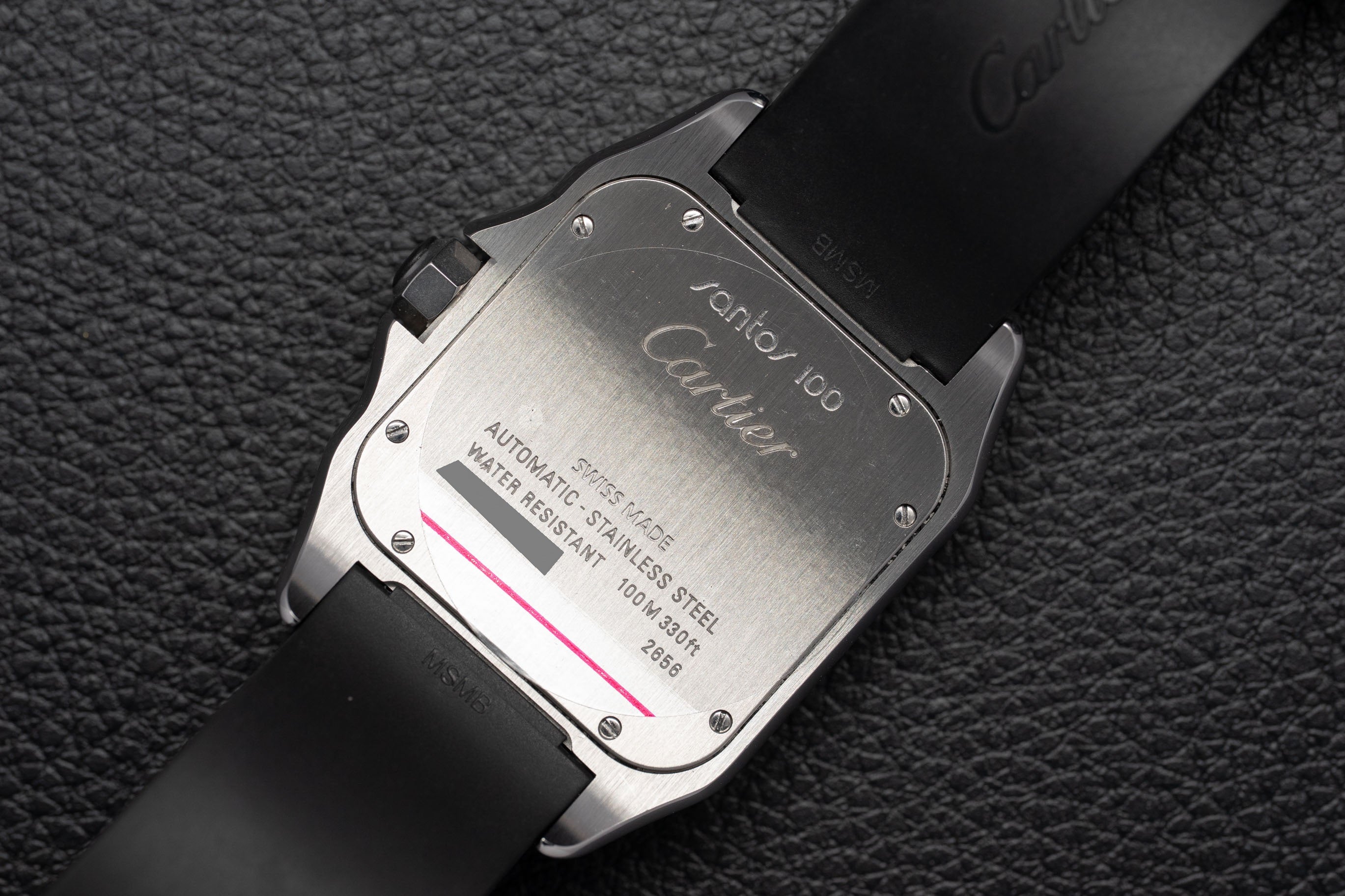 Cartier Santos W20121U2 FULLSET de 2008, caja y PAPERS