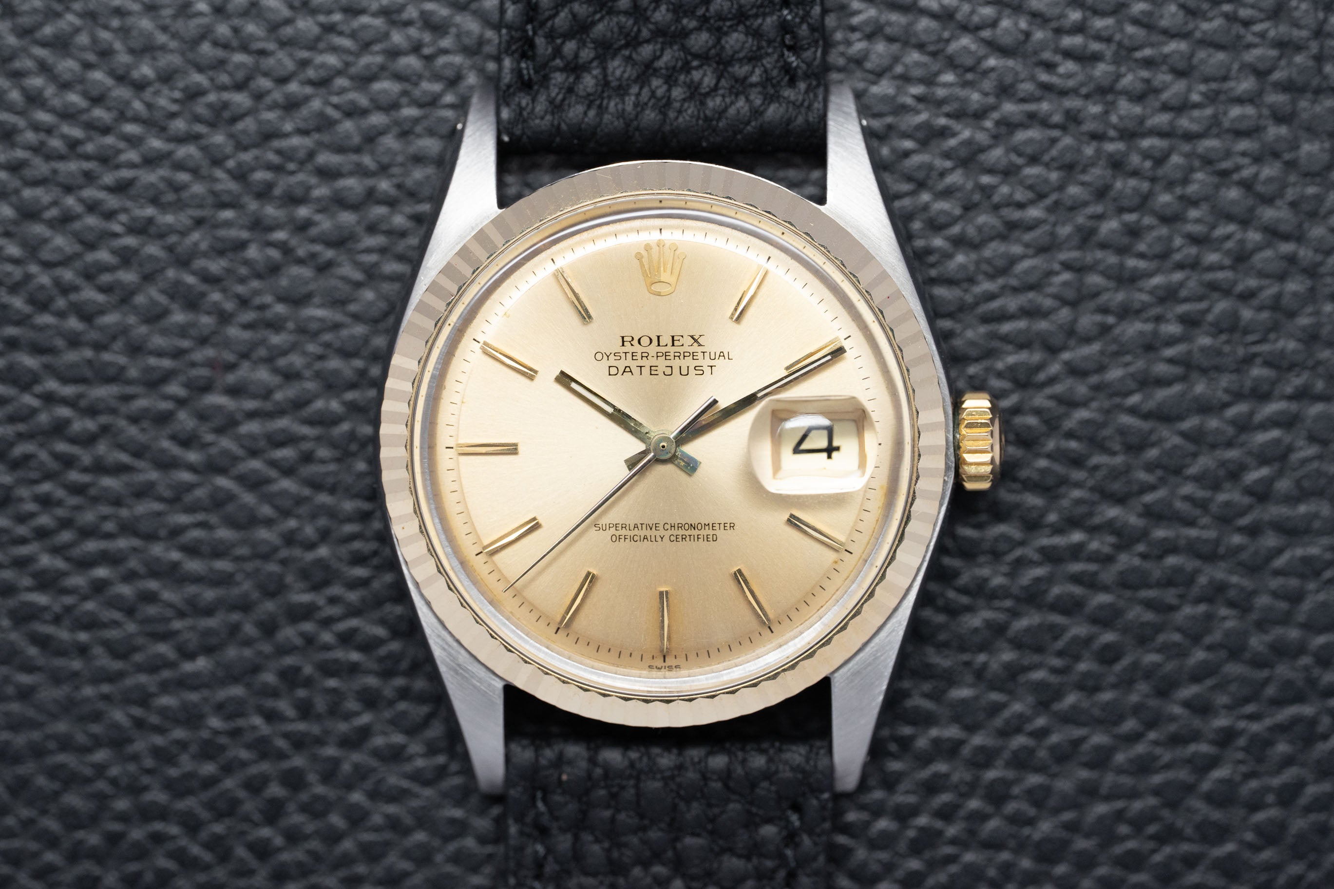 Rolex Datejust 1601 con quadrante color Champagne, 1968