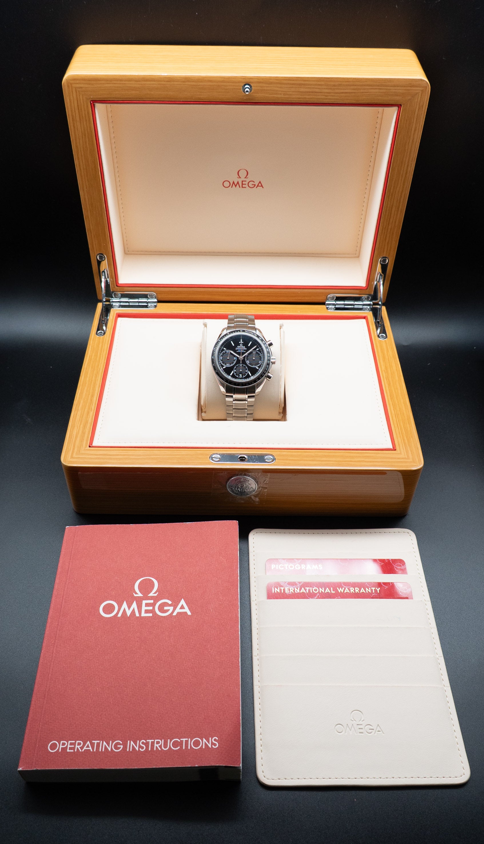 Omega Speedmaster Racing 326.30.40.50.01.001 FULLSET 2021 Box + PAPERS
