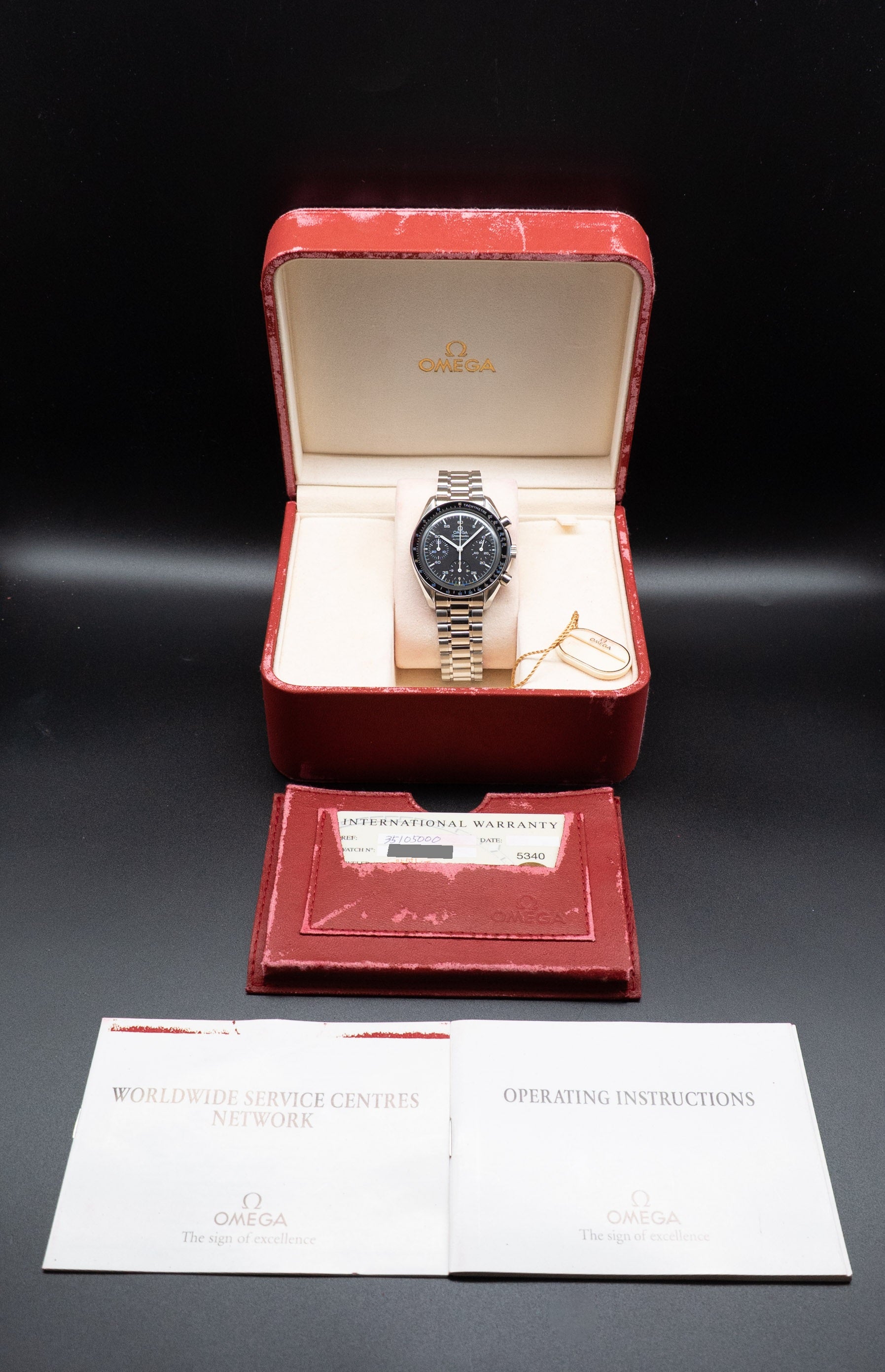Omega Speedmaster Reduced 3510.50 FULLSET 1999 Box + PAPERS