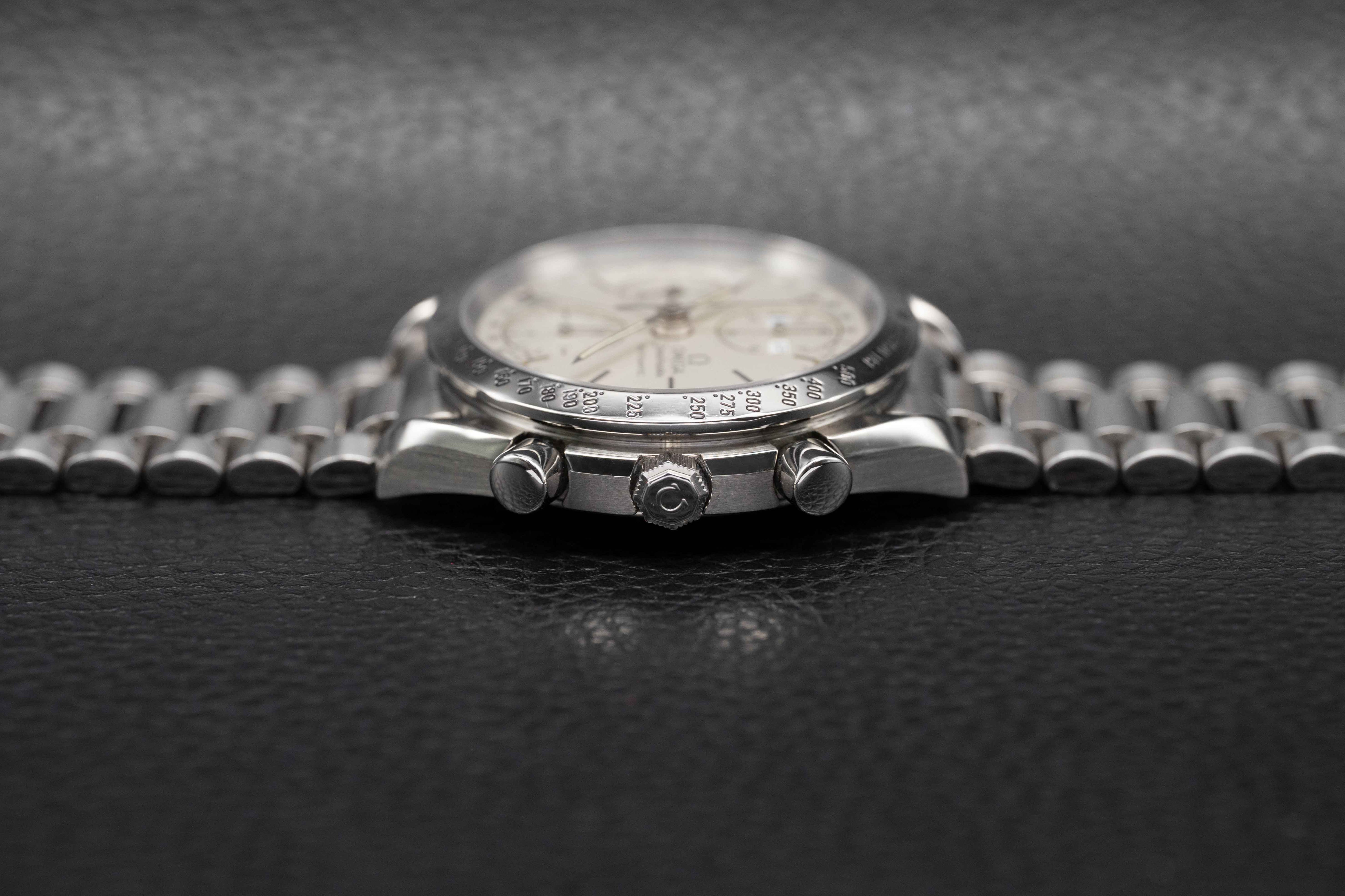 Omega Speedmaster Day Date 3521.30 Silver Dial 1993